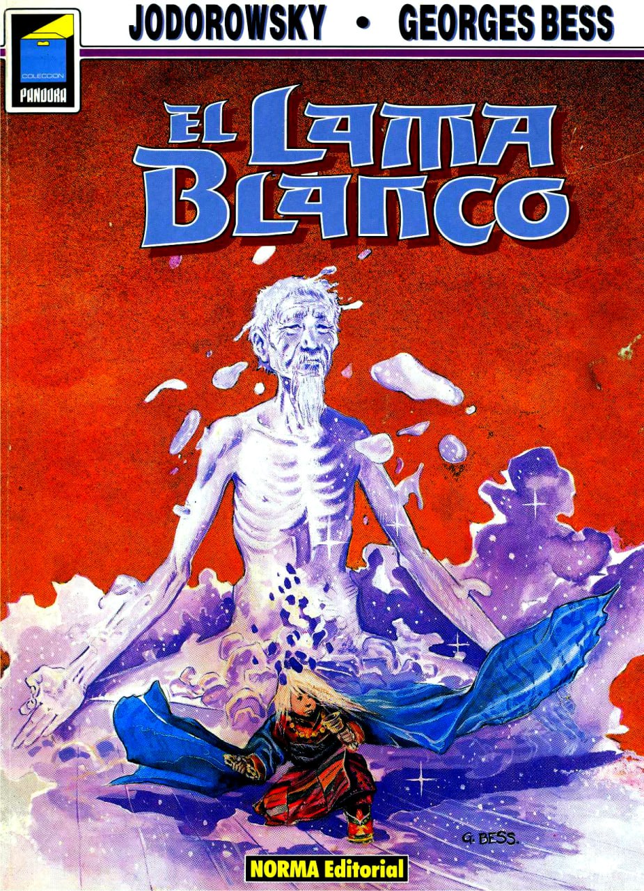 Portada ampliada de EL LAMA BLANCO