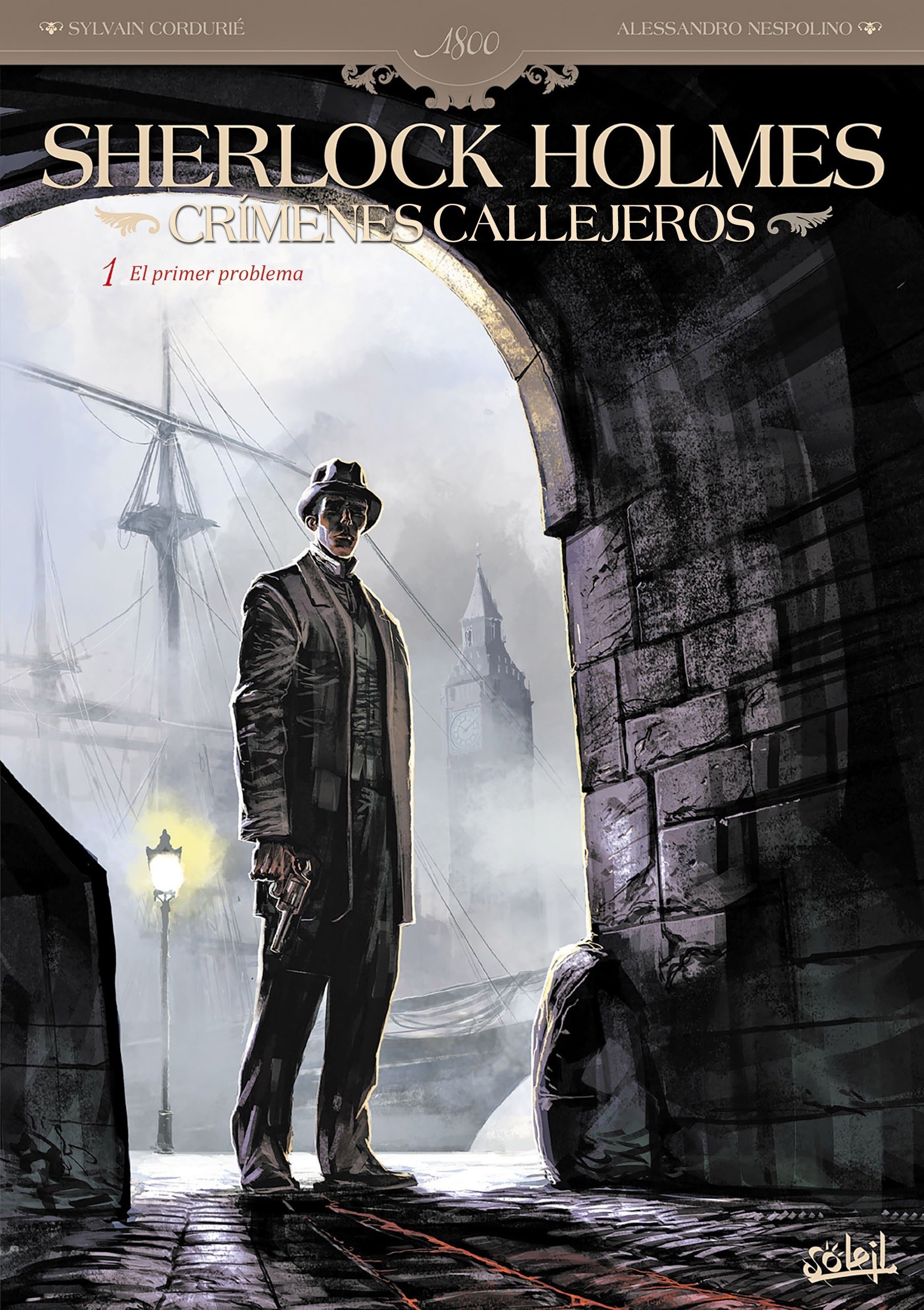 Portada ampliada de Sherlock Holmes - Crimenes Callejeros COMPLETO] (1800) [