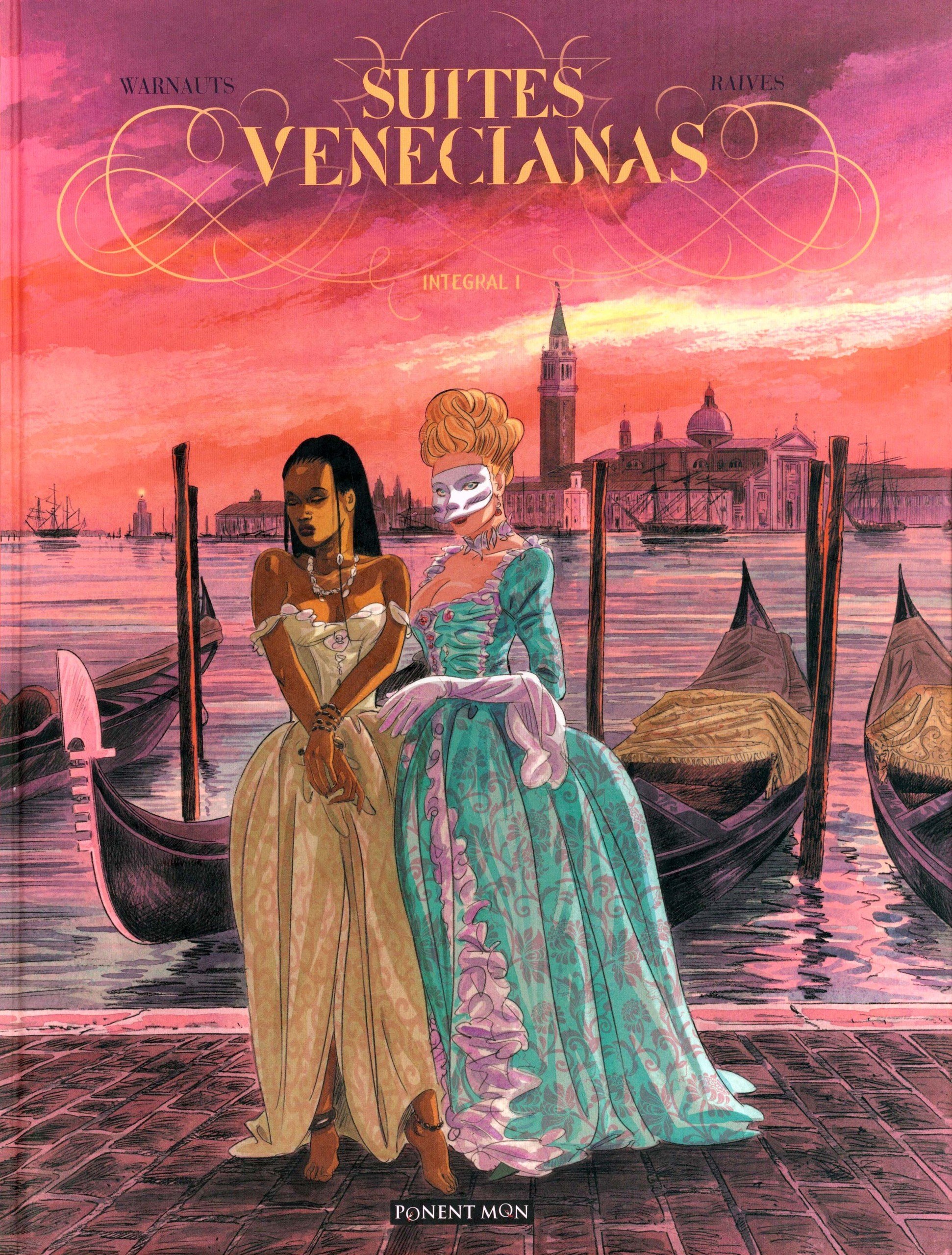 Portada ampliada de Suites Venecianas (de E.Warnauts y Raives)(Ed.Ponent Mon)(2016-17)