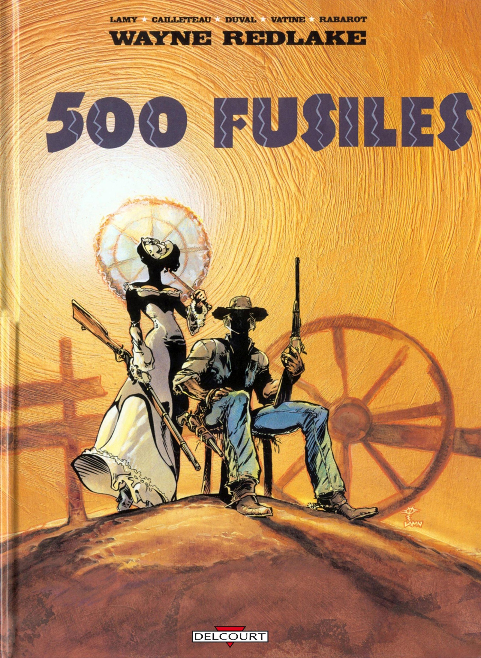 Portada ampliada de 500 Fusiles - Wayne Redlake - (Cailleteau - Duval - Vatine - Lamy) (CRG)