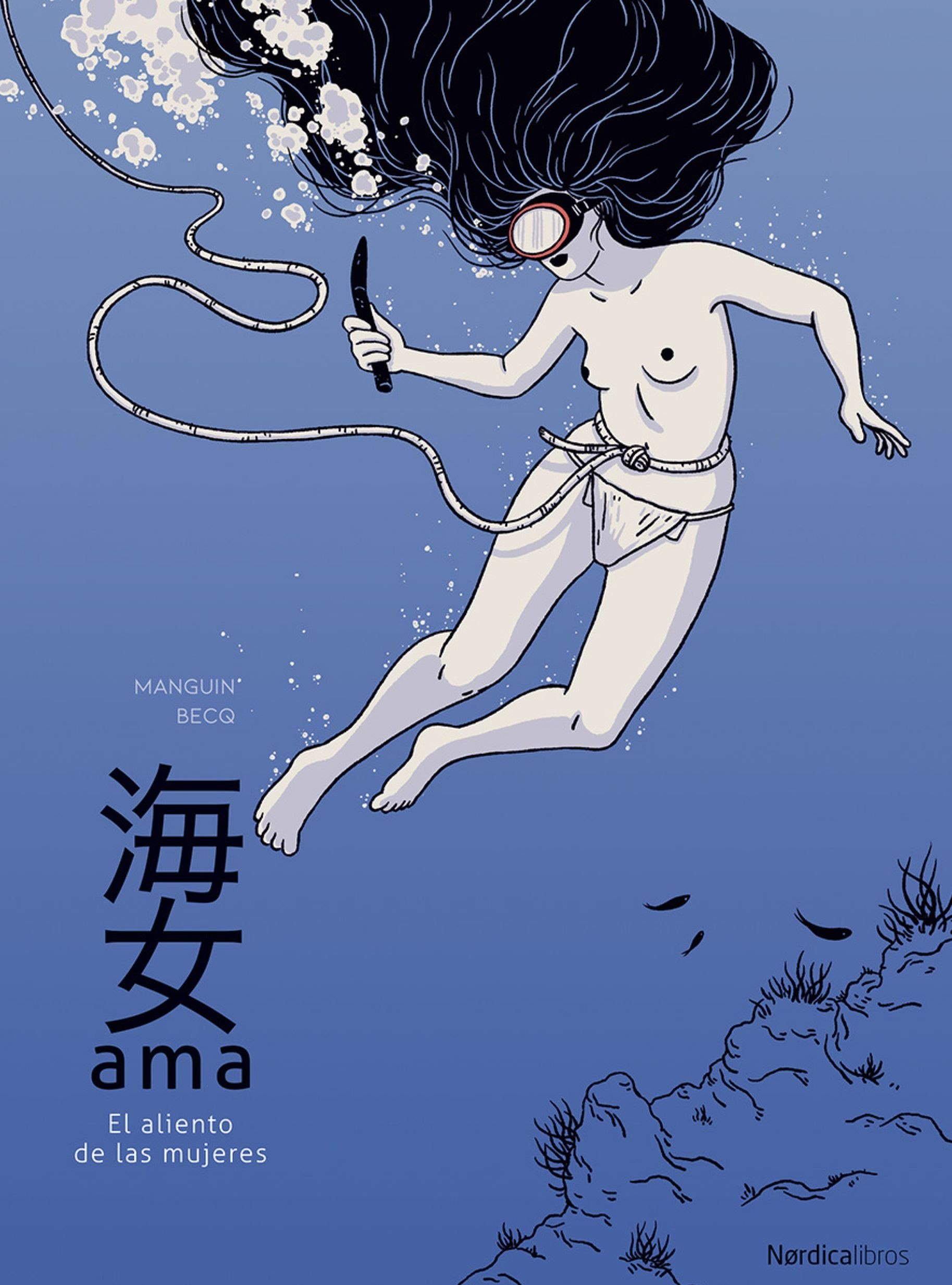 Portada ampliada de AMA_EL_ALIENTO_DE_LAS_MUJERES_Franck_Manguin_,_Cecile_Becq_Nordica