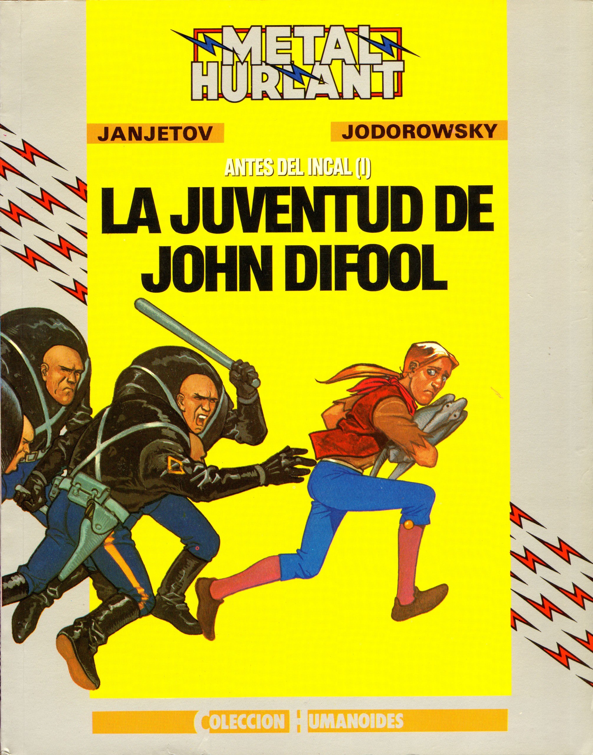 Portada ampliada de Antes del Incal - 1 La juventud de John Difool (Janjetov-Jodorowsky) (Luzroja)