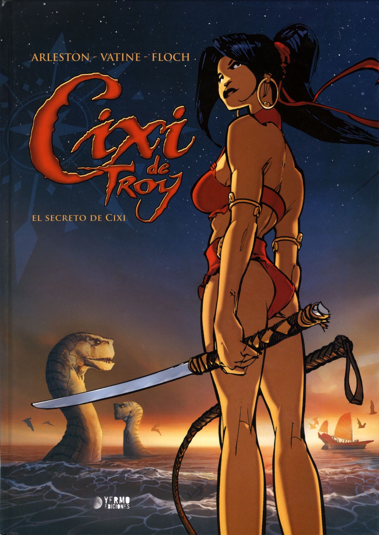 Portada ampliada de Arleston, Vatine & Floch - Cixi de Troy (Spanish, CRG) por Umbriel