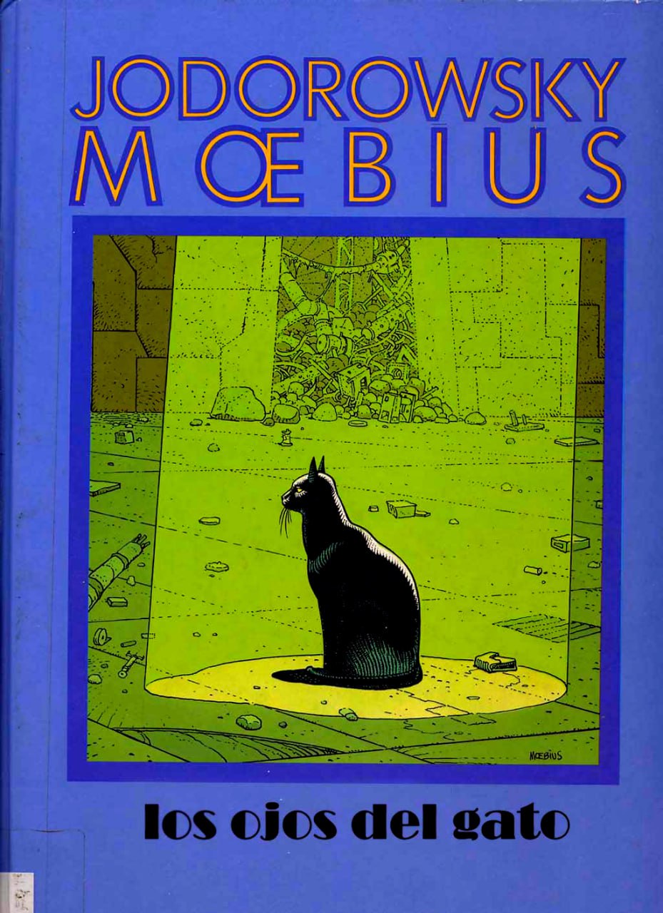 Portada ampliada de los ojos del gato