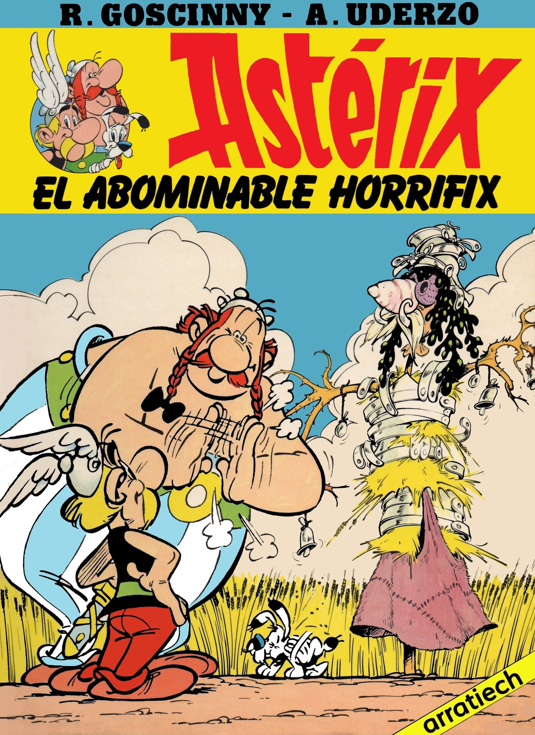 Portada ampliada de Asterix - El Abominable Horrifix (by Arratiech)(CRG)