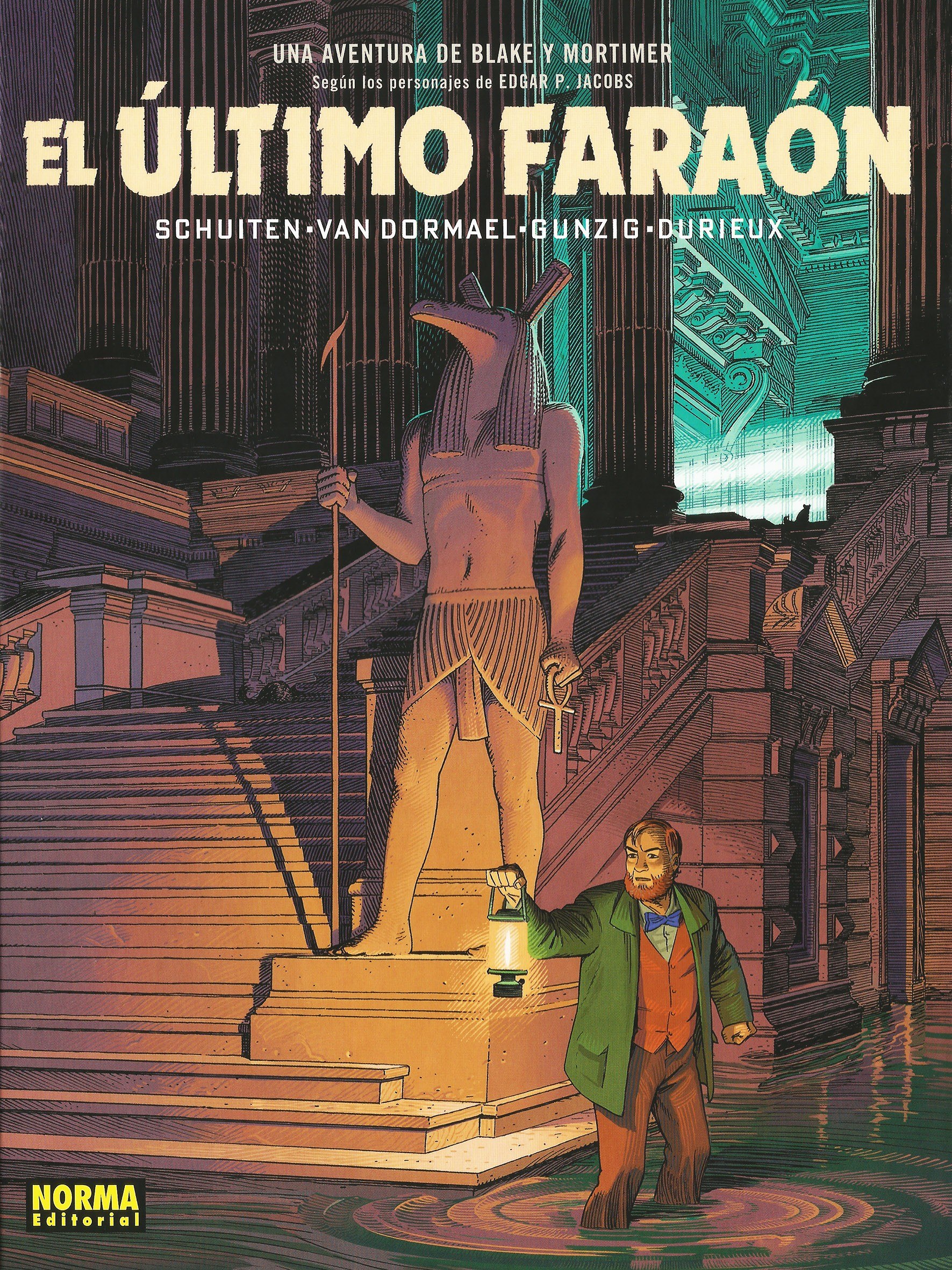Portada ampliada de BLAKE Y MORTIMER-EL ULTIMO FARAON (bilbo & Tinblack)