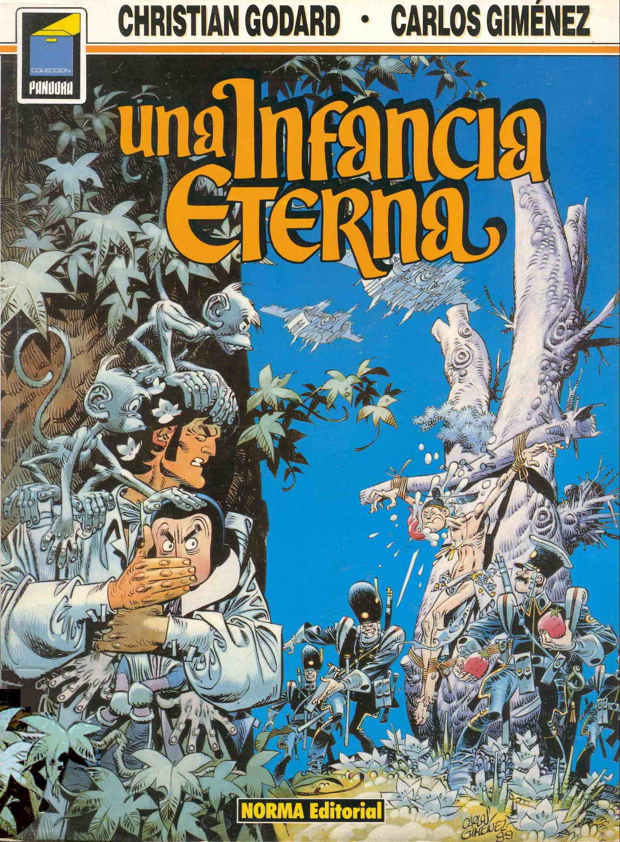 Portada ampliada de C Gimenez & C Godard - Una infancia eterna