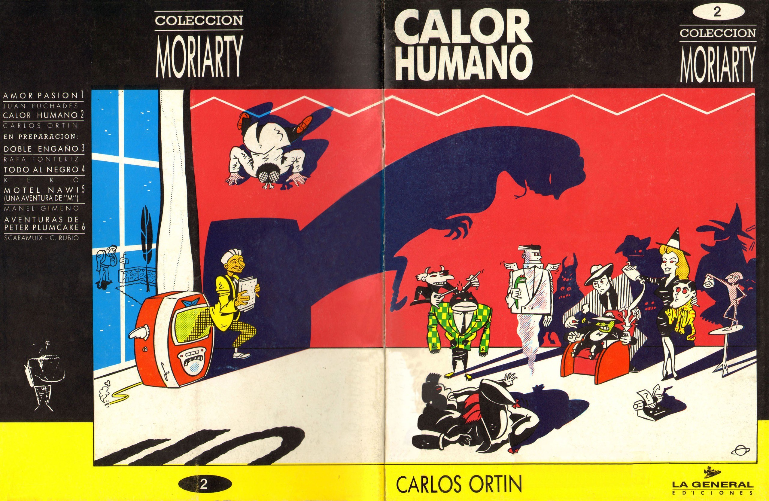 Portada ampliada de Calor Humano - Carlos Ortin (Luzroja)