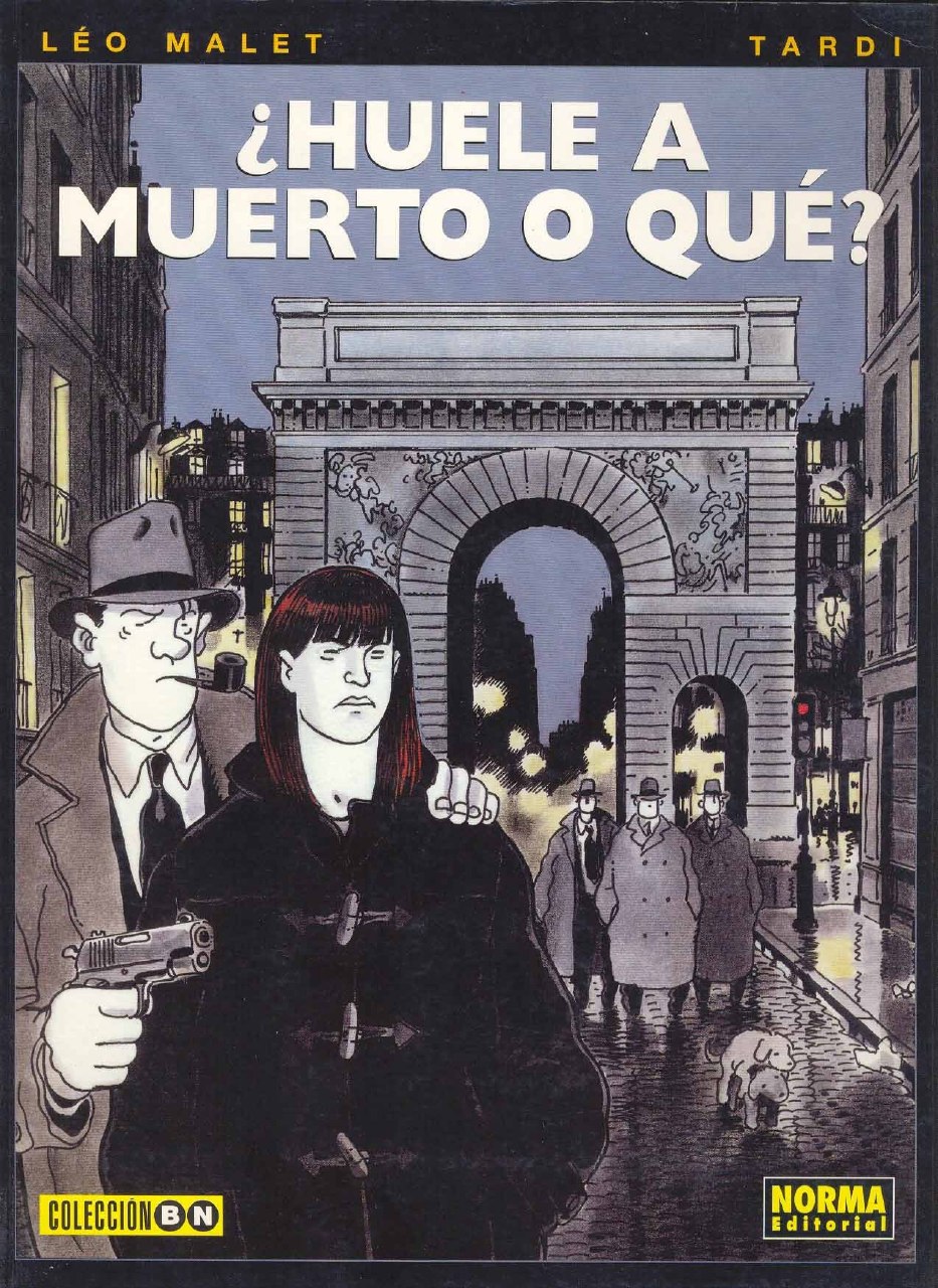 Portada ampliada de col BN - huele a muerte o que - Leo Malet_Tardi_cilurnigo & franki