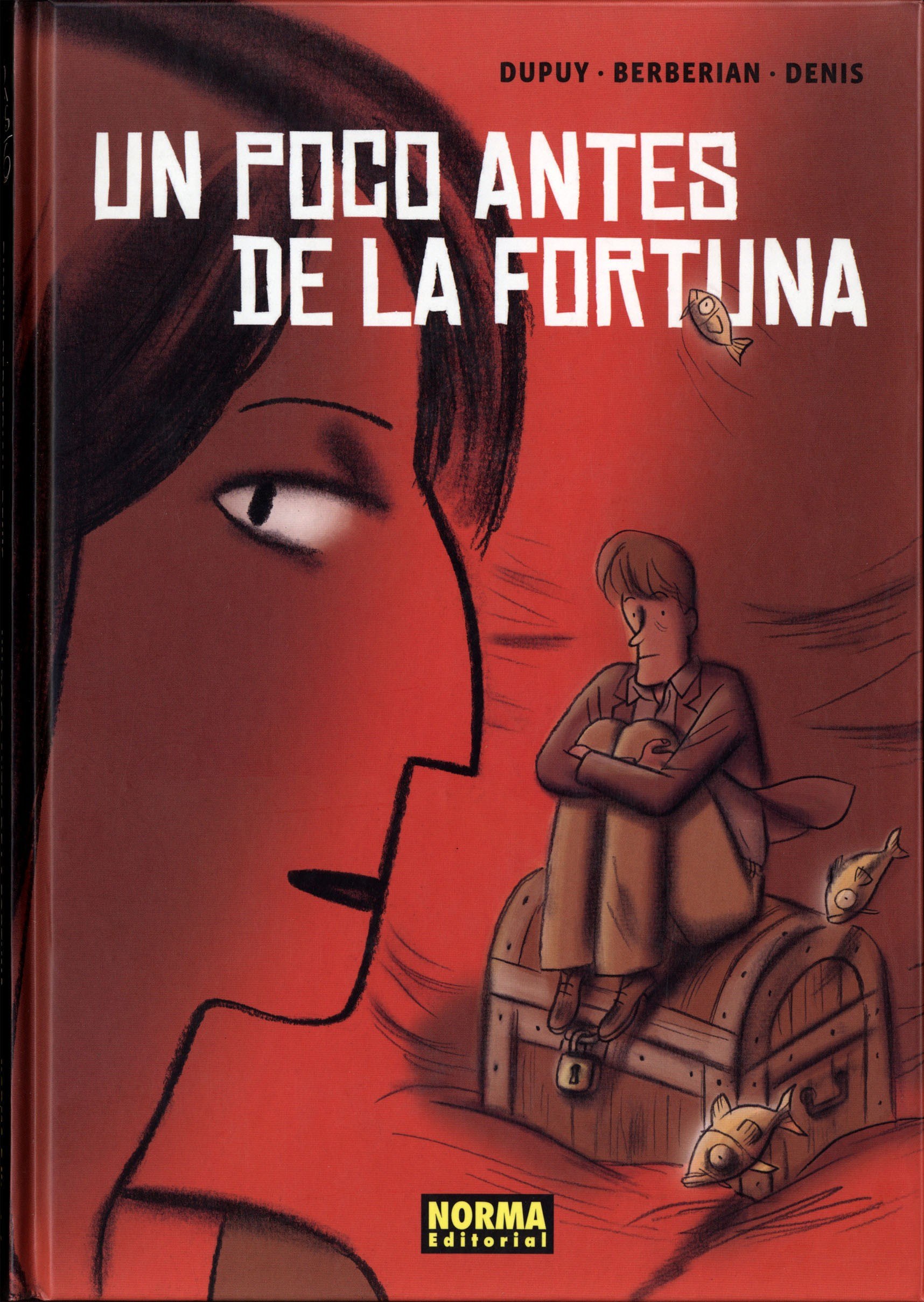 Portada ampliada de UN POCO ANTES DE LA FORTUNA