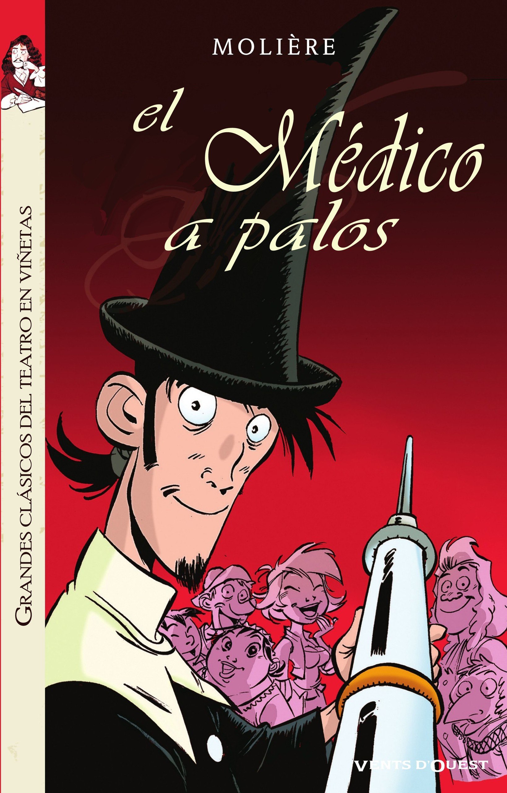 Portada ampliada de el Médico a palos