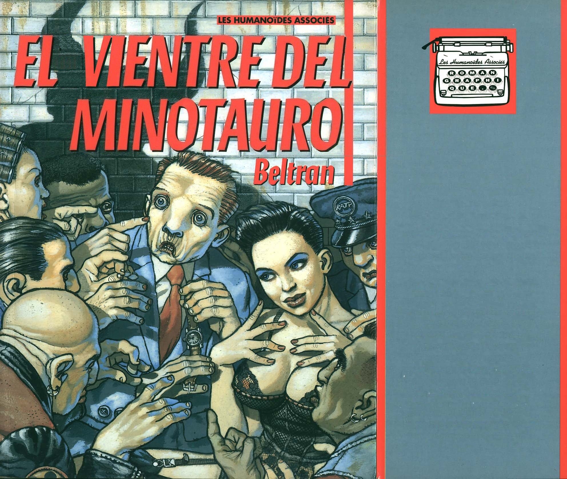 Portada ampliada de EL VIENTRE DEL MINOTAURO