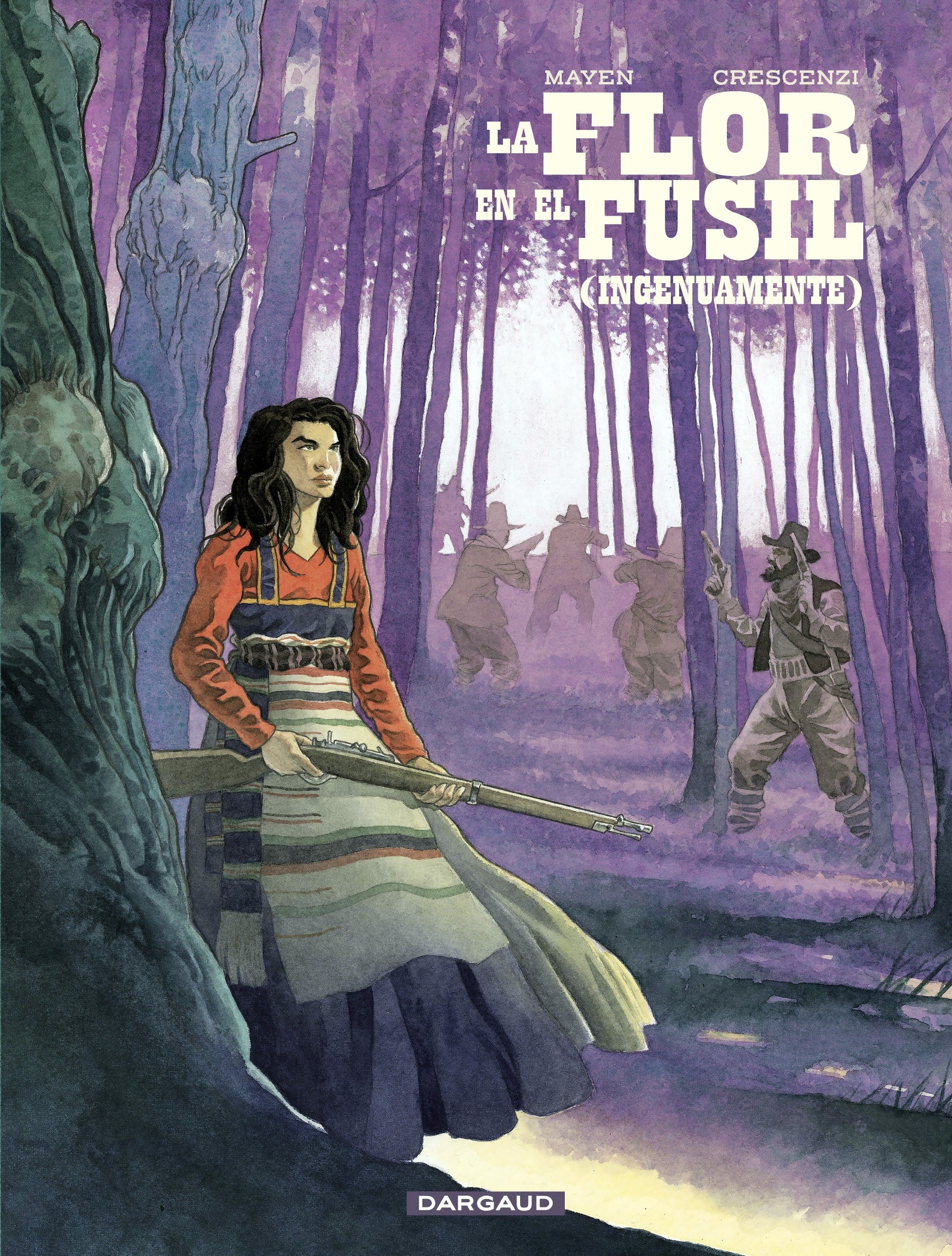 Portada ampliada de La Flor En El Fusil (Ingenuamente)