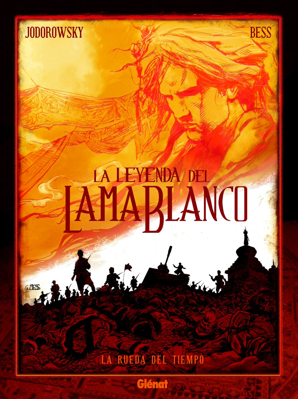 Portada ampliada de La leyenda del lama blanco