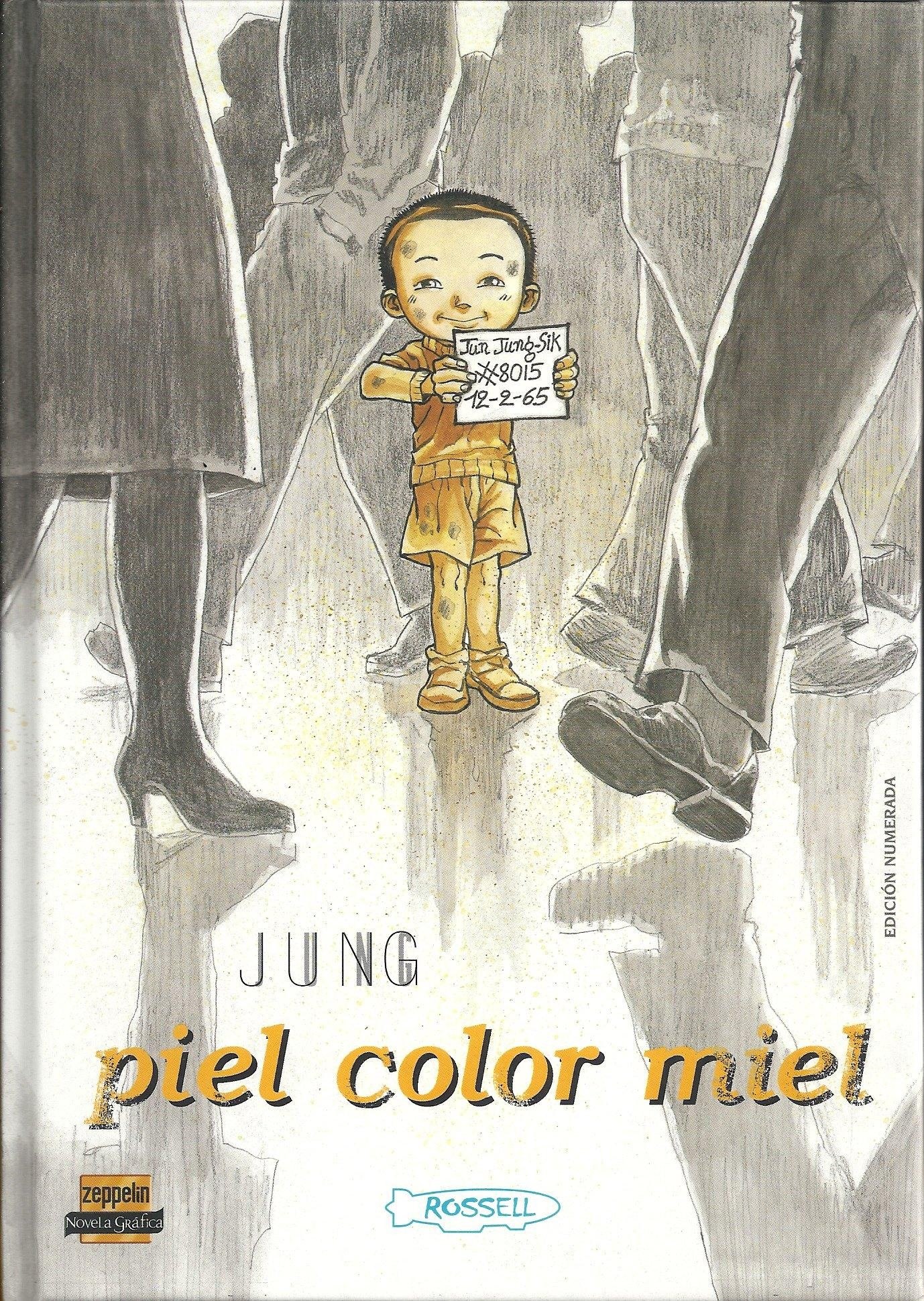 Portada ampliada de piel color miel