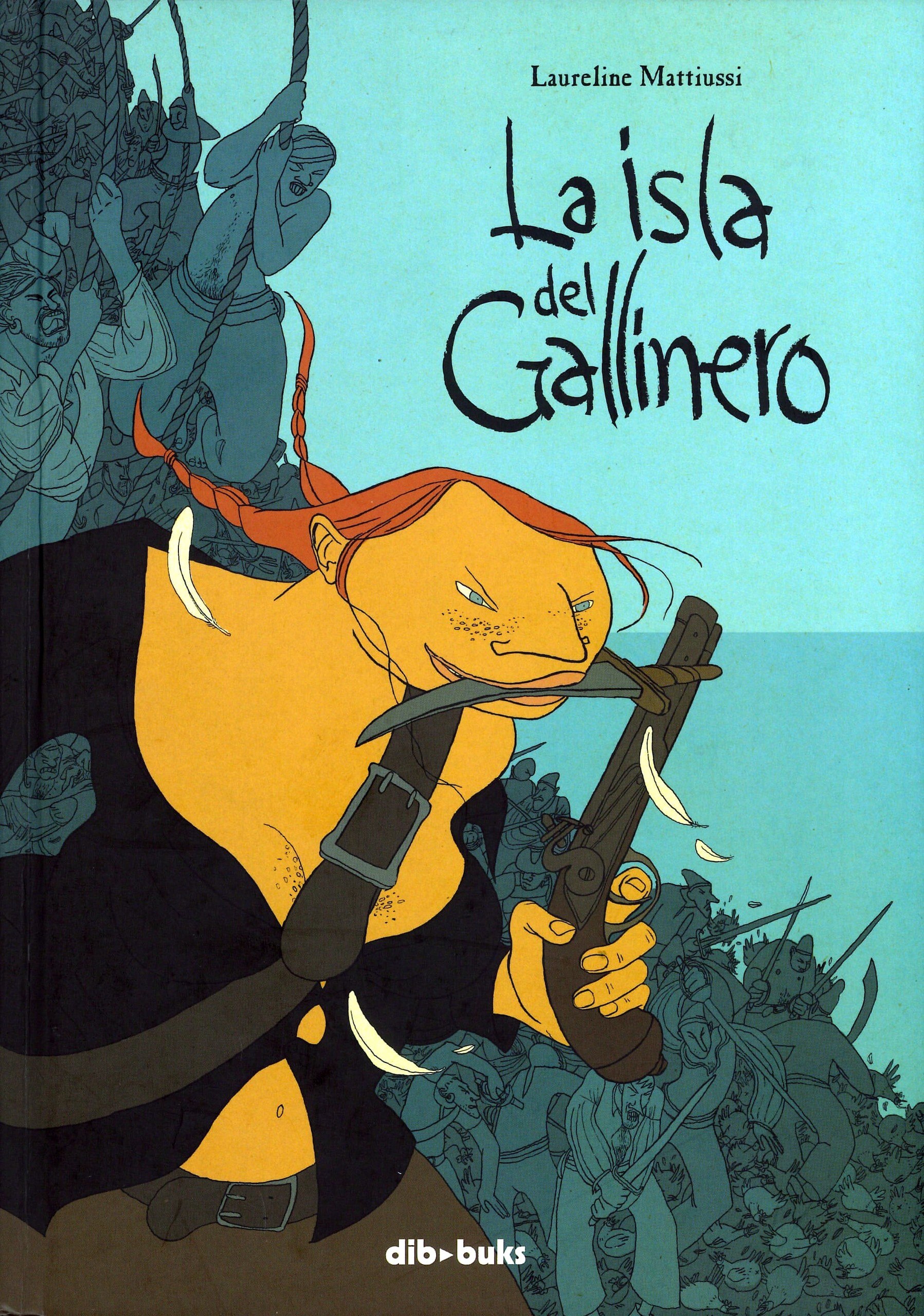Portada ampliada de La isla del Gallinero