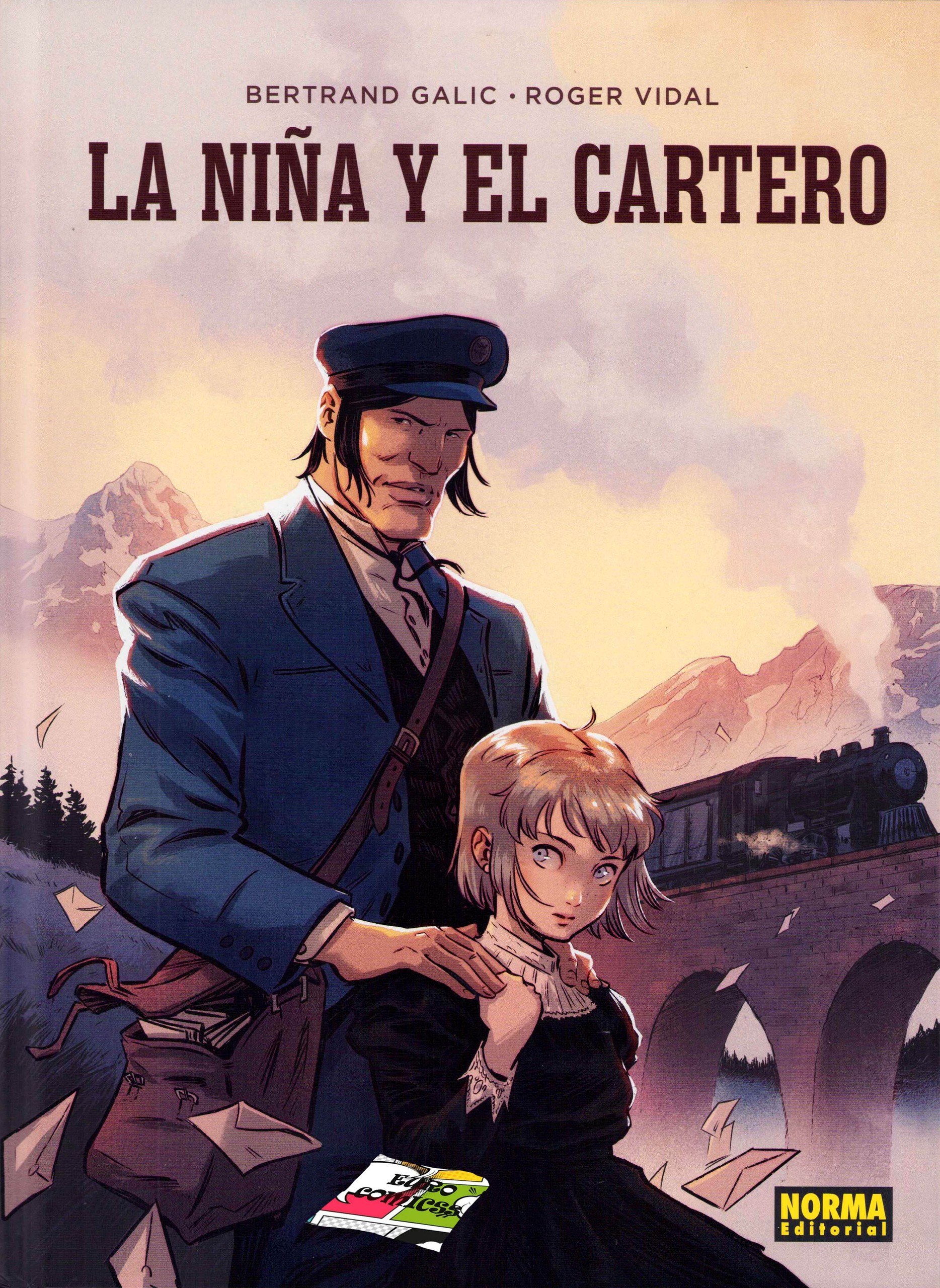 Portada ampliada de LA NIÑA Y EL CARTERO