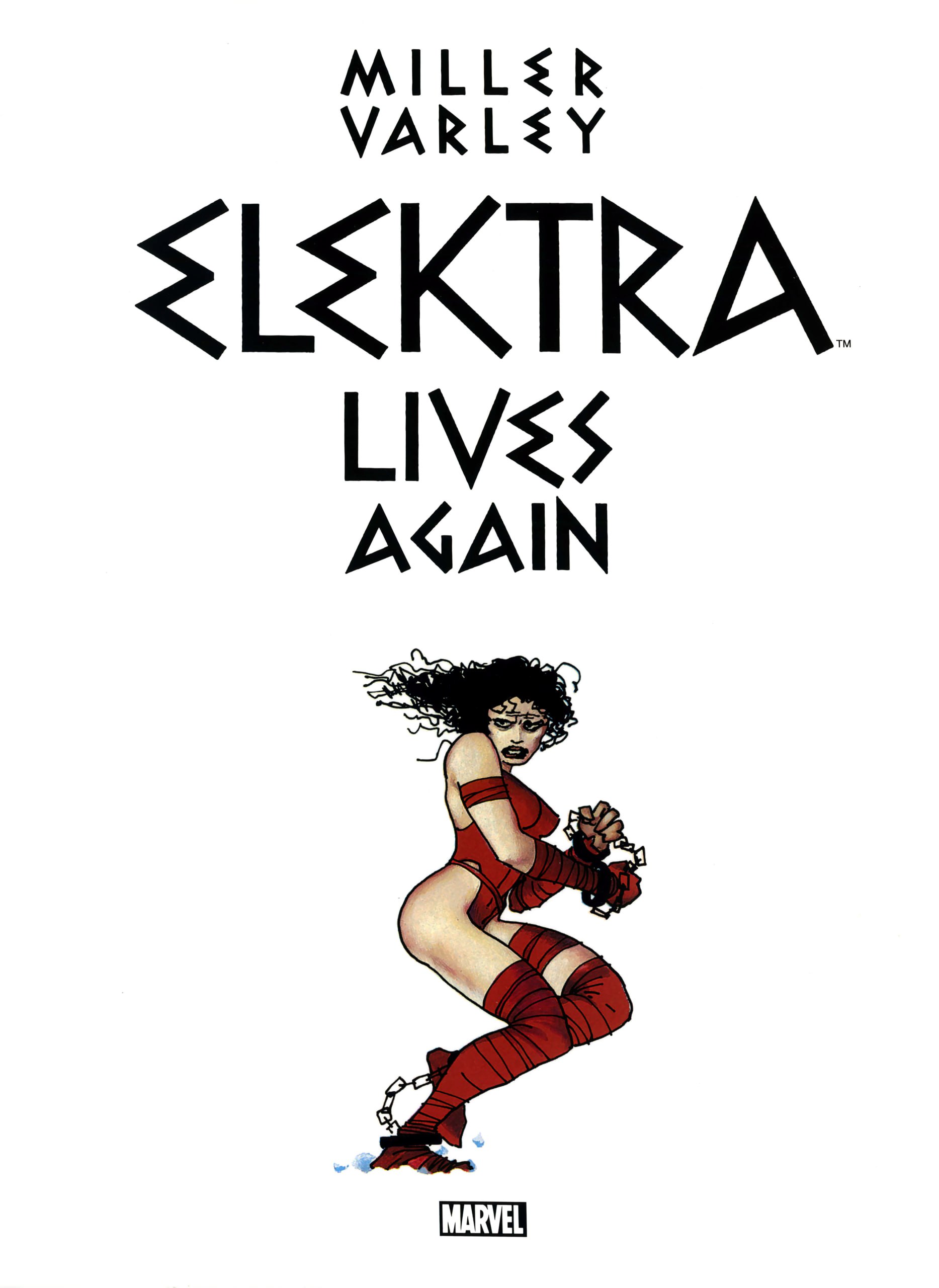 Portada ampliada de ELEKTRA LIVES AGAIN