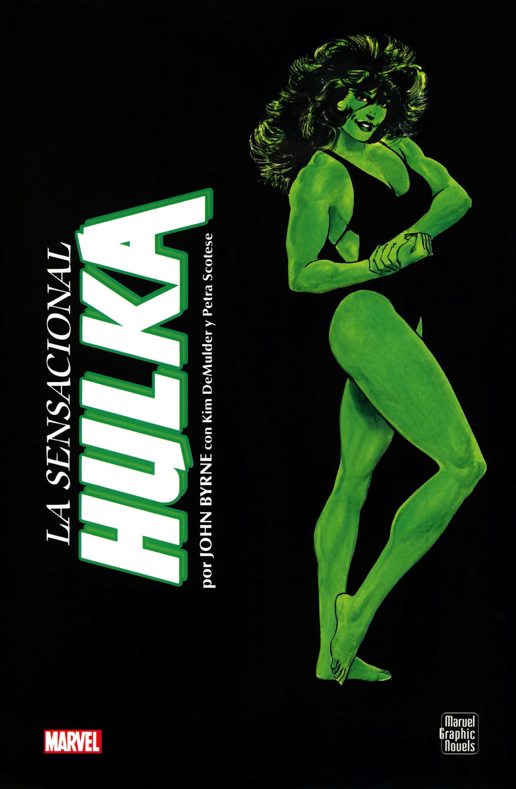 Portada ampliada de LA SENSACIONAL HULKA