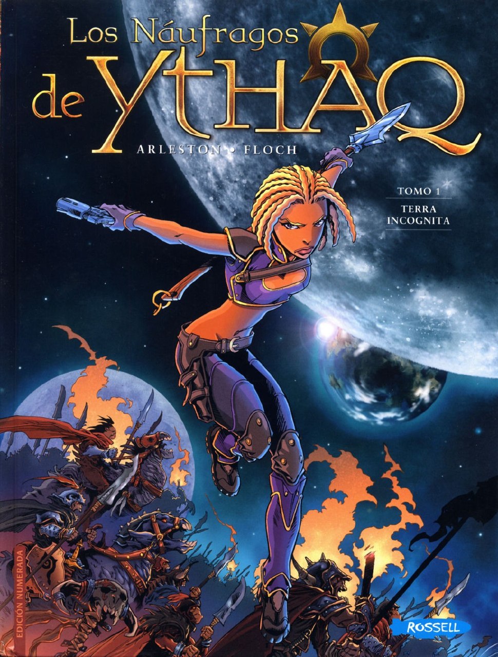 Portada ampliada de Los Náufragos de Ythaq