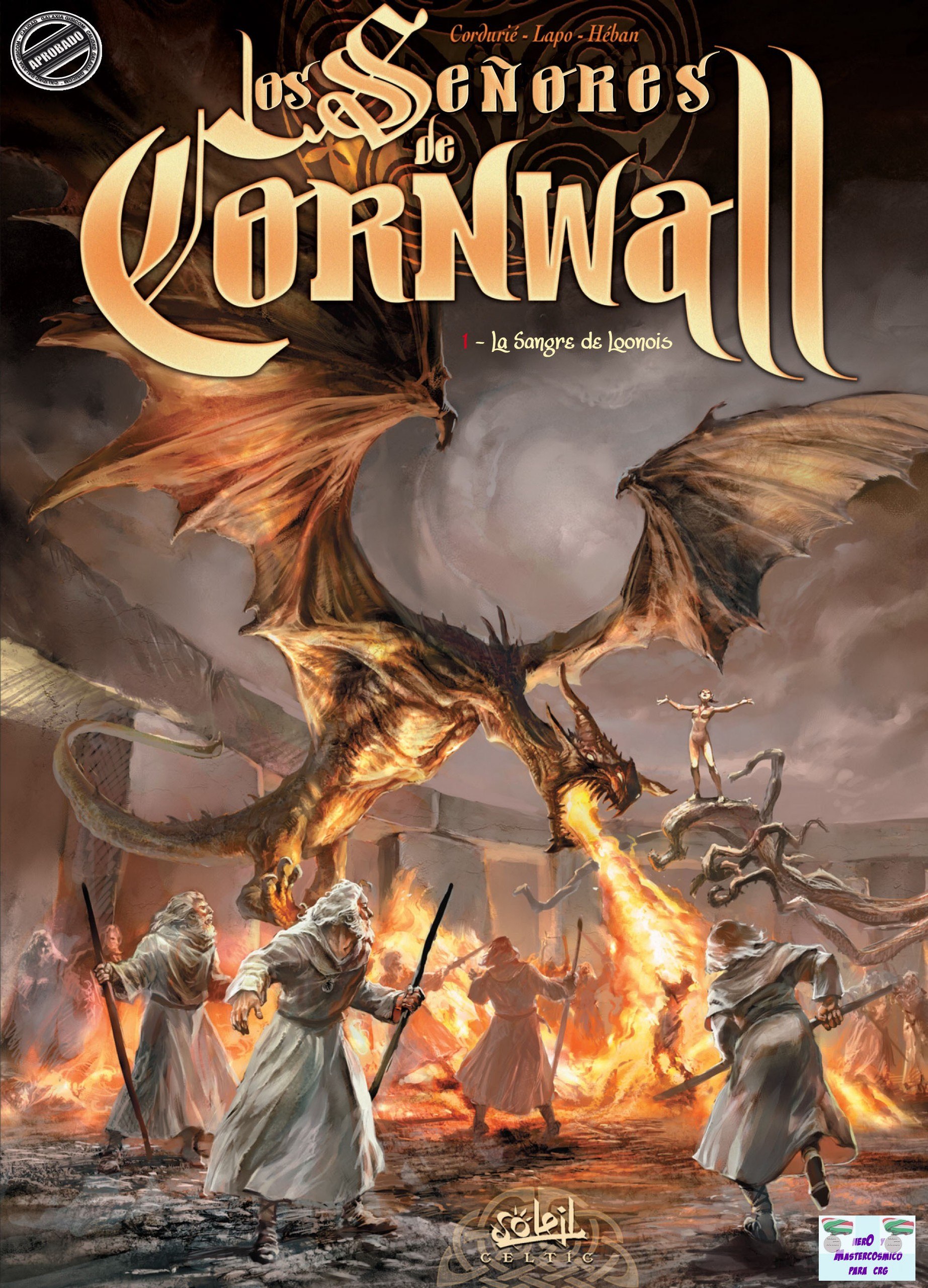 Portada ampliada de Los Señores de Cornwall