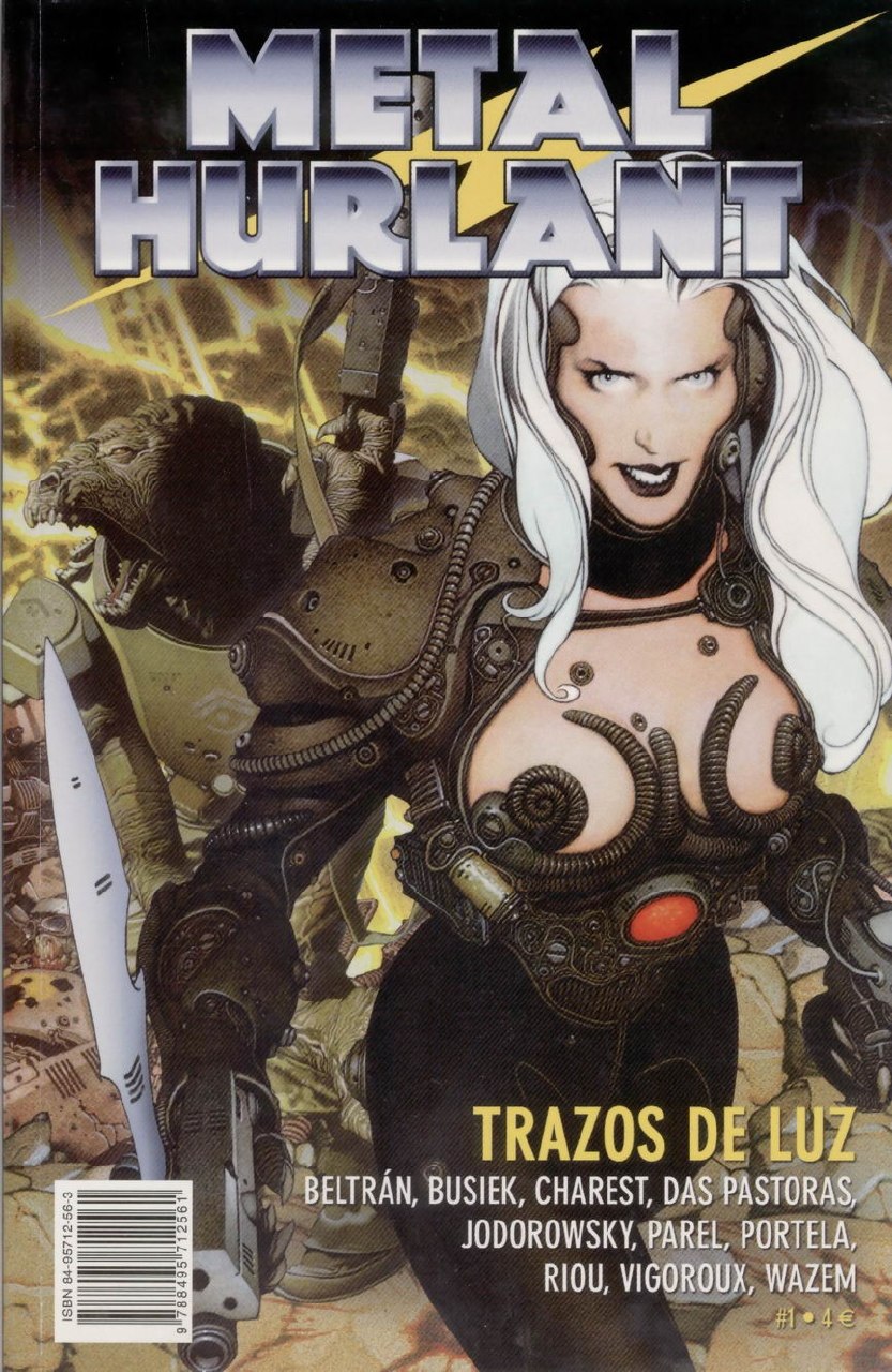 Portada ampliada de METAL HURLANT