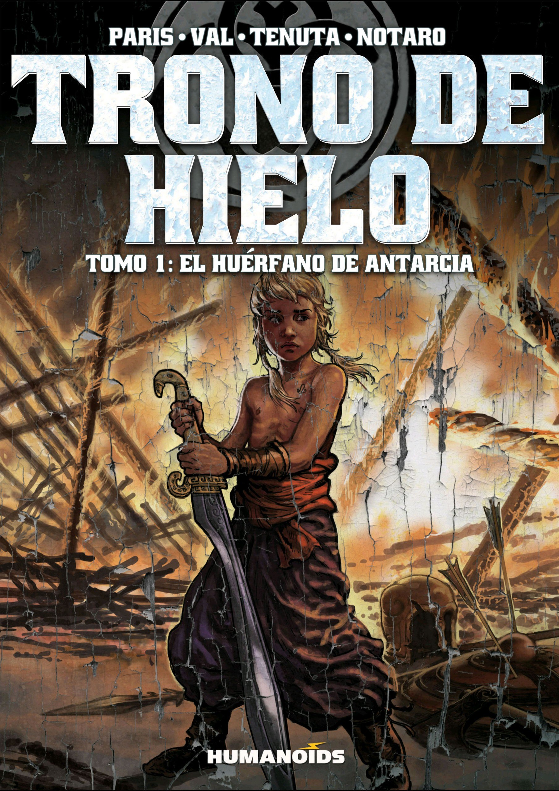 Portada ampliada de TRONO DE HIELO