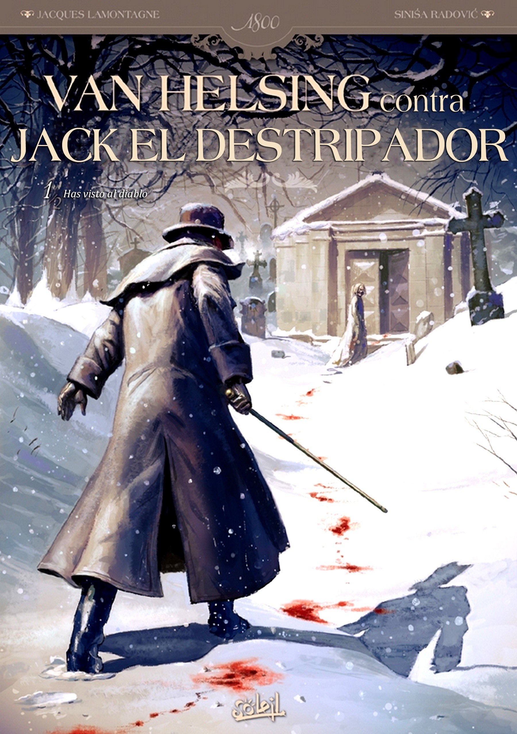 Portada ampliada de VAN HELSING contra JACK EL DESTRIPADOR