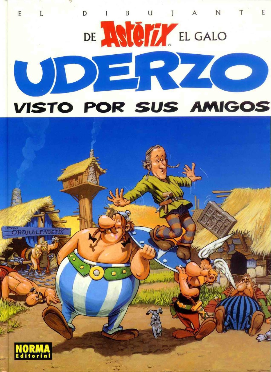 Portada ampliada de UDERZO VISTO POR SUS AMIGOS