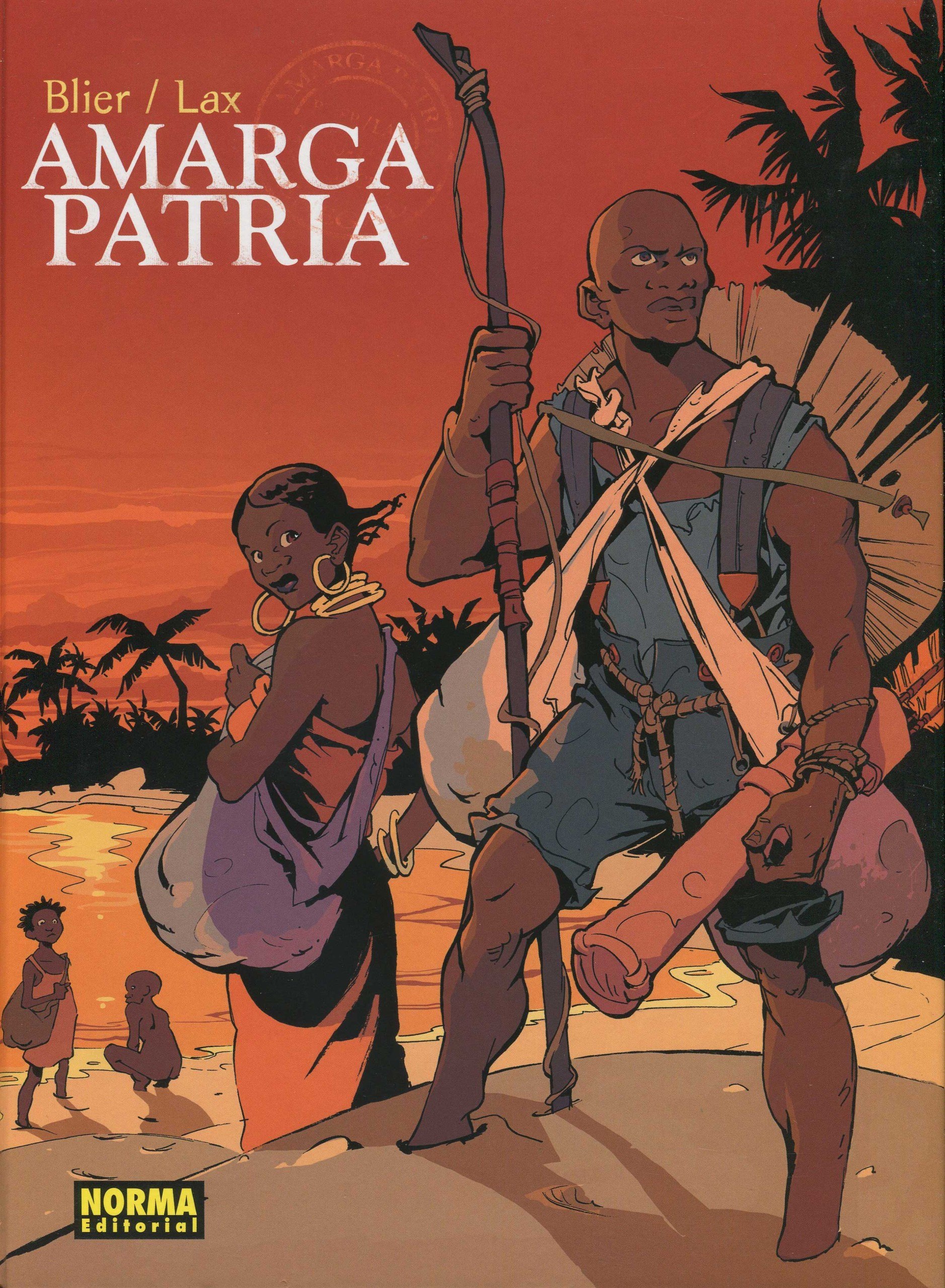 Portada ampliada de AMARGA PATRIA