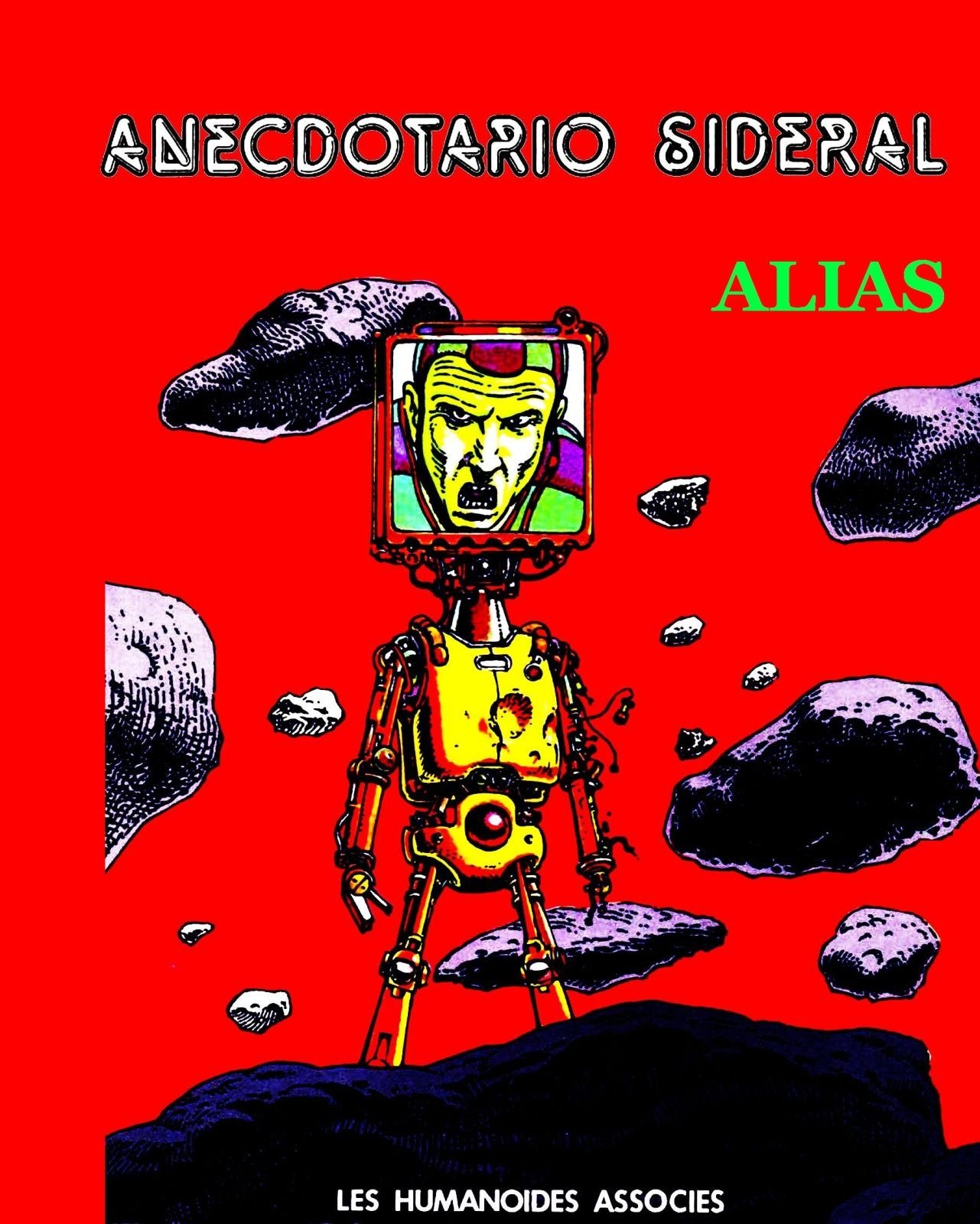 Portada ampliada de ANECDOTARIO SIDERAL ALIAS