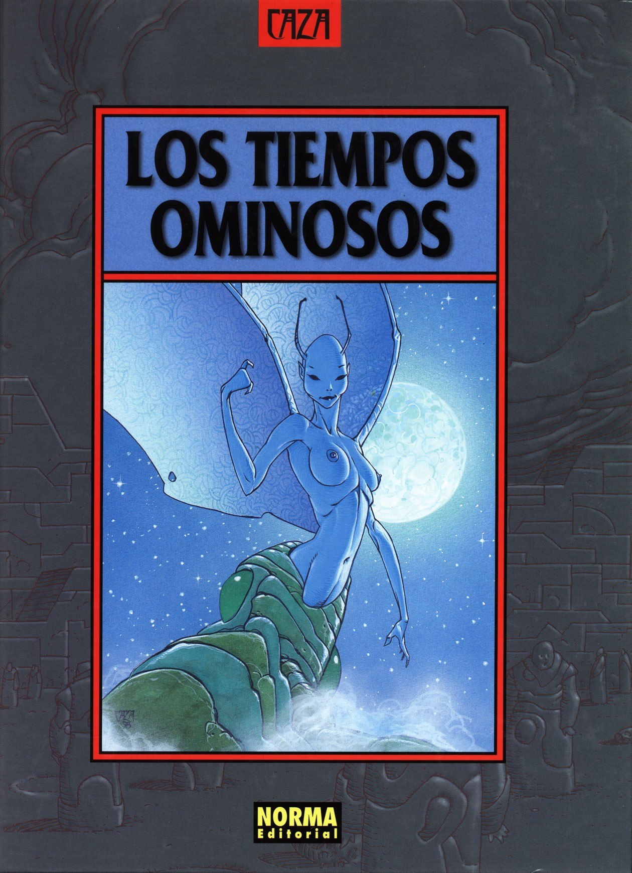 Portada ampliada de LOS TIEMPOS OMINOSOS
