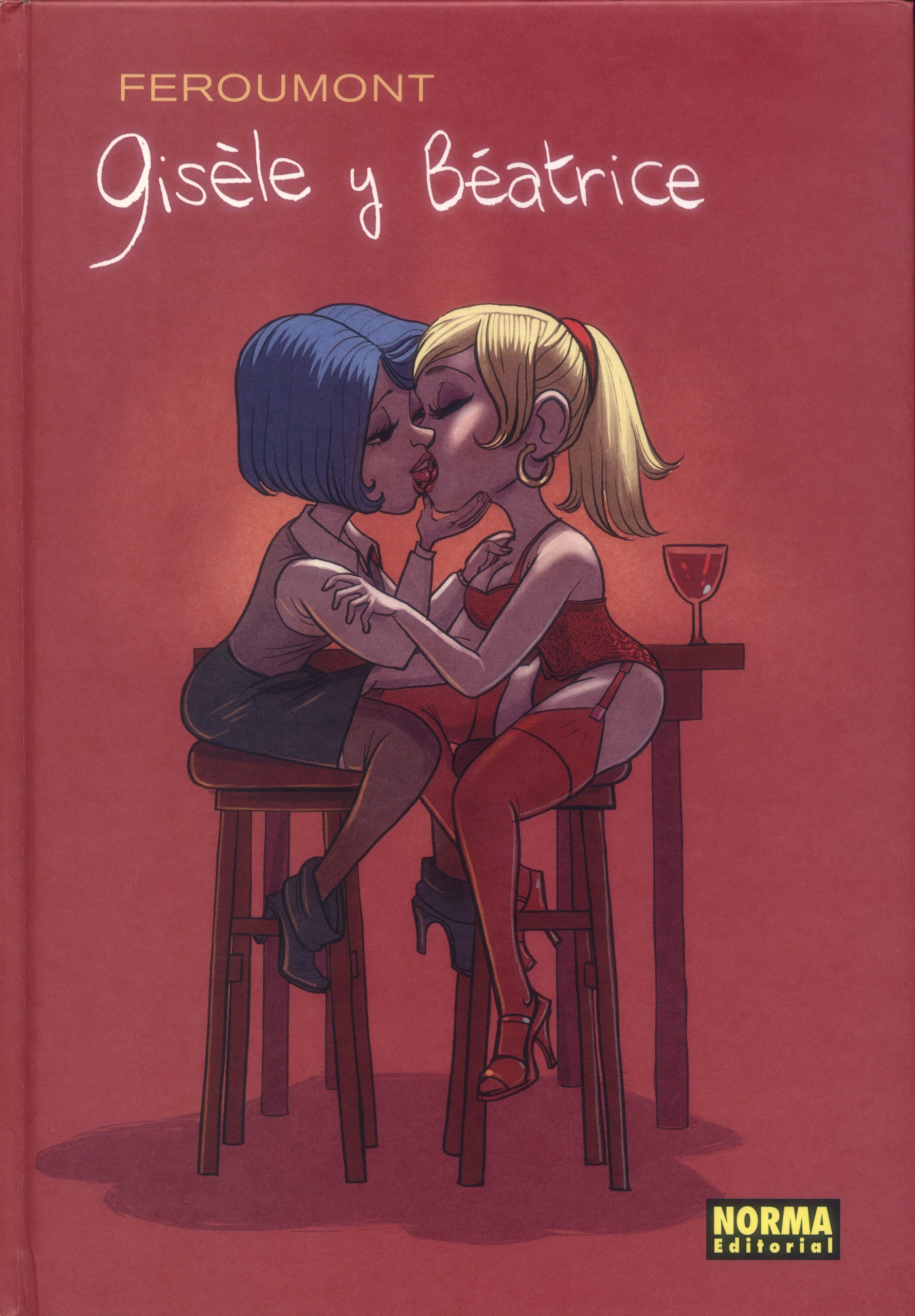 Portada ampliada de Gisèle y Béatrice