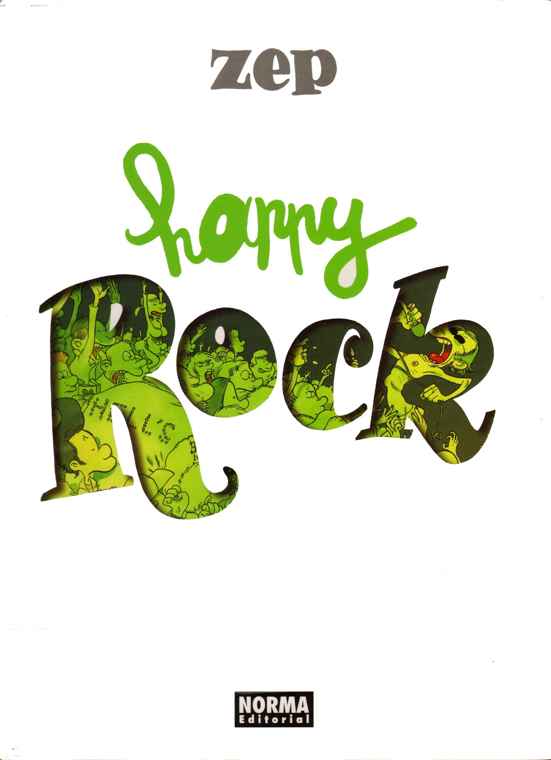 Portada ampliada de Happy Rock