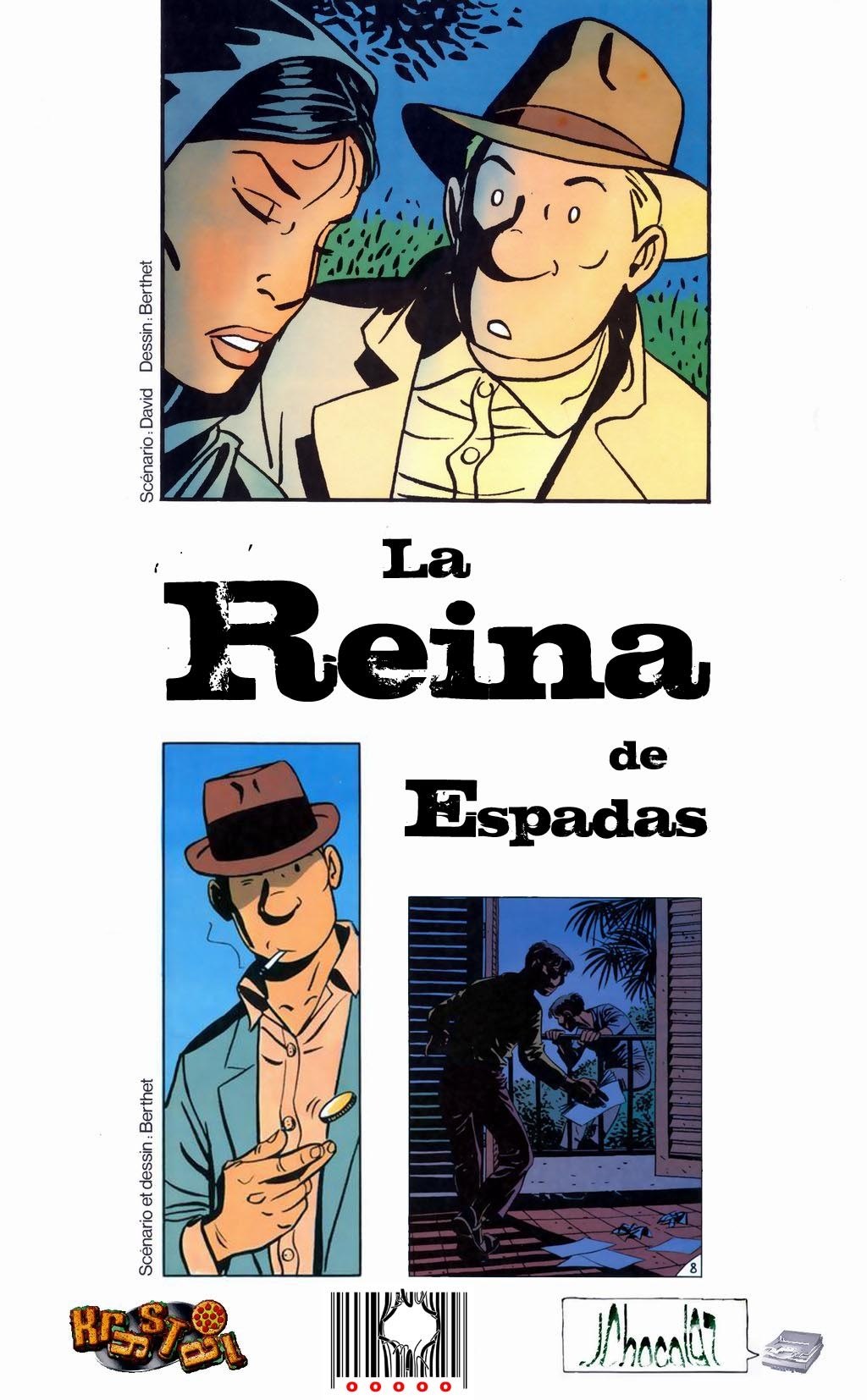 Portada ampliada de La Reina de Espadas