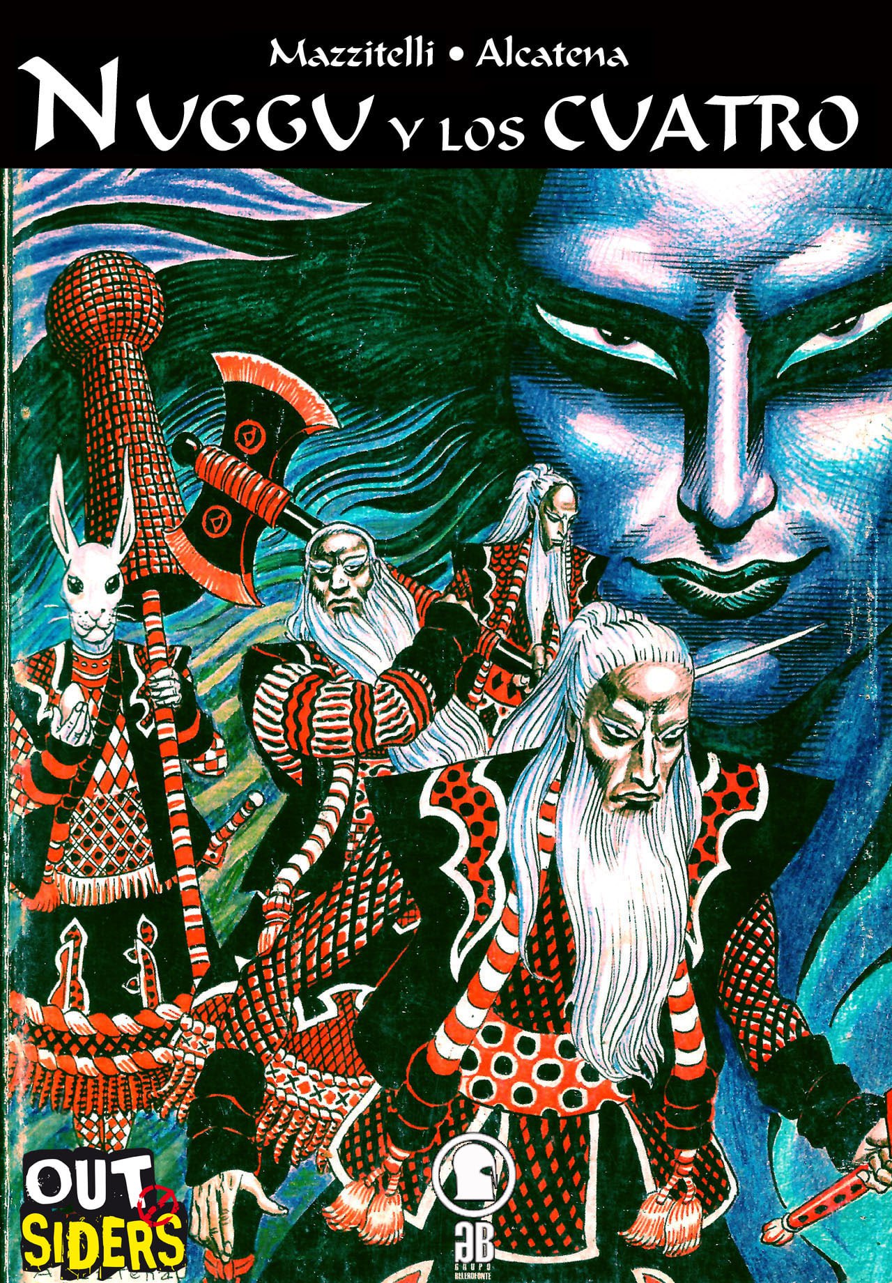 Portada ampliada de Nuggu y los Cuatro