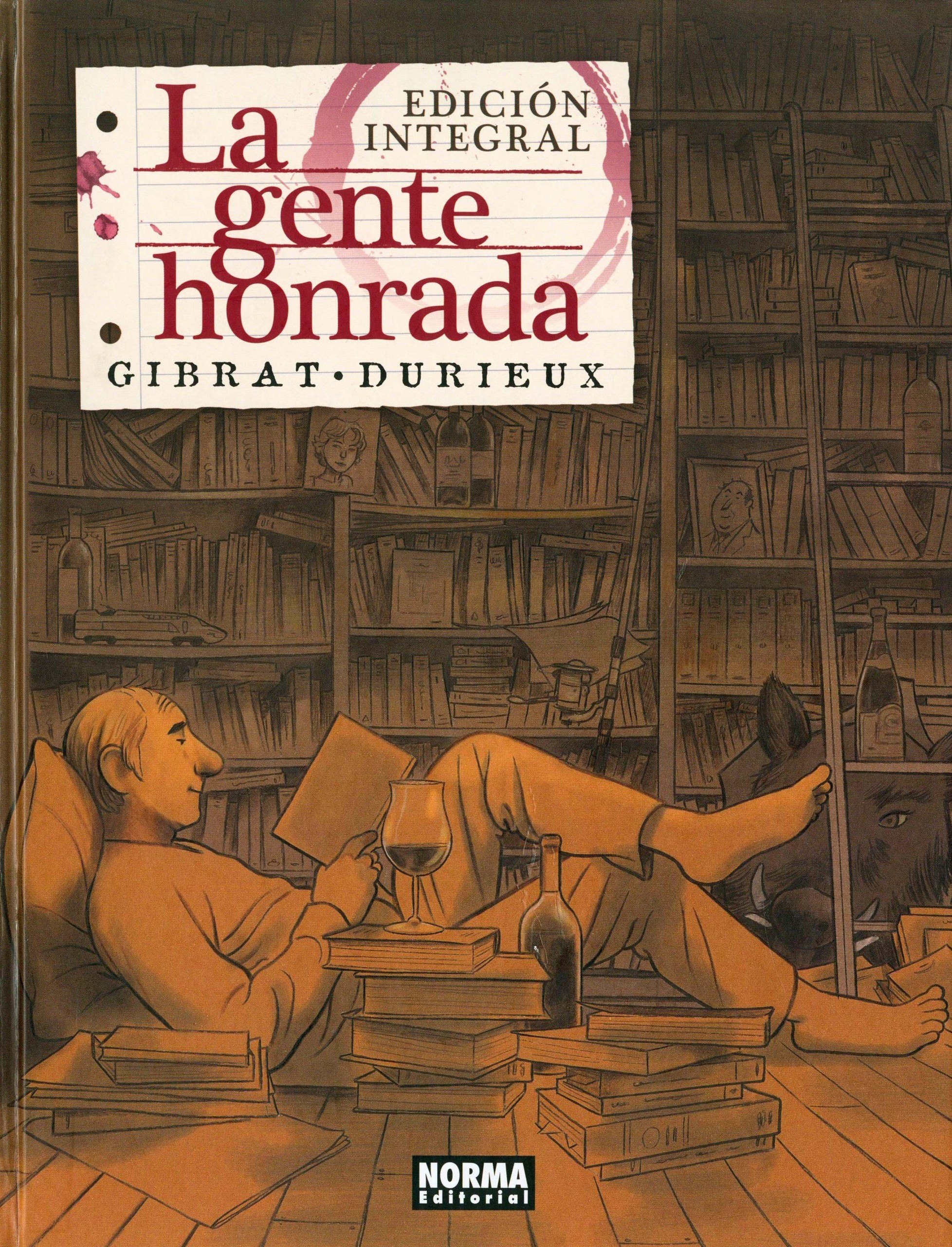 Portada ampliada de La gente honrada