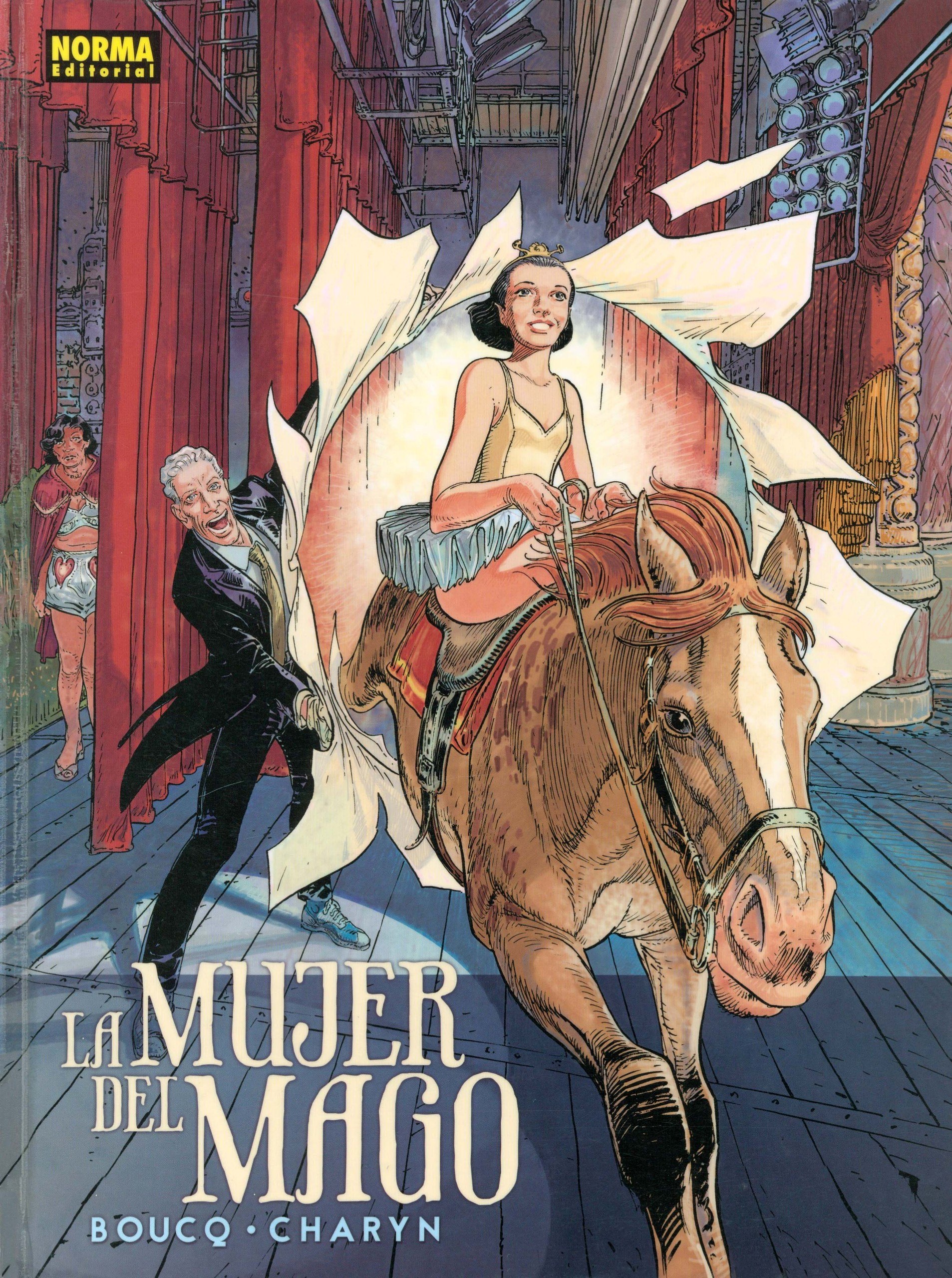 Portada ampliada de La Mujer del Mago