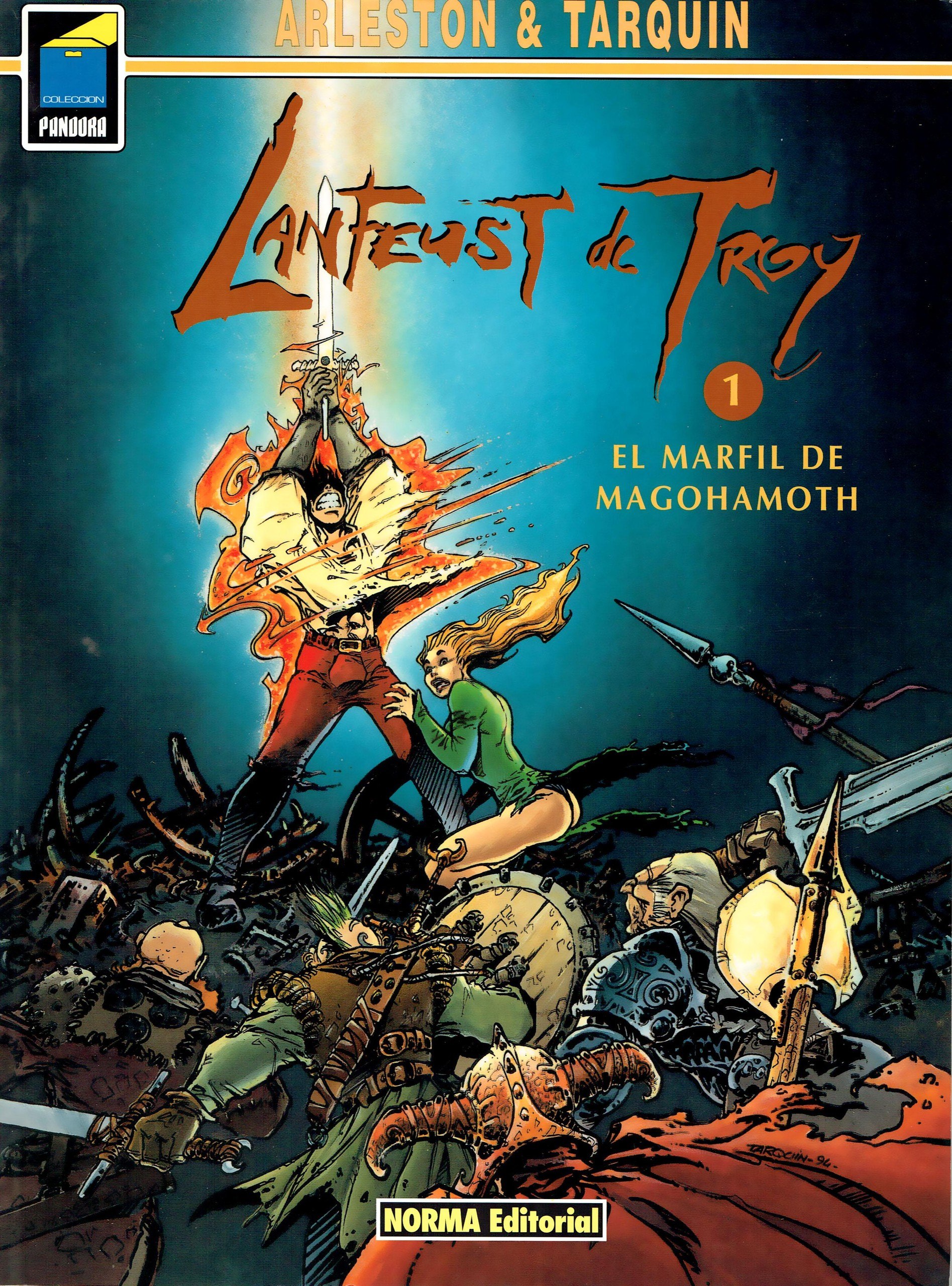 Portada ampliada de Lanteust de Troy