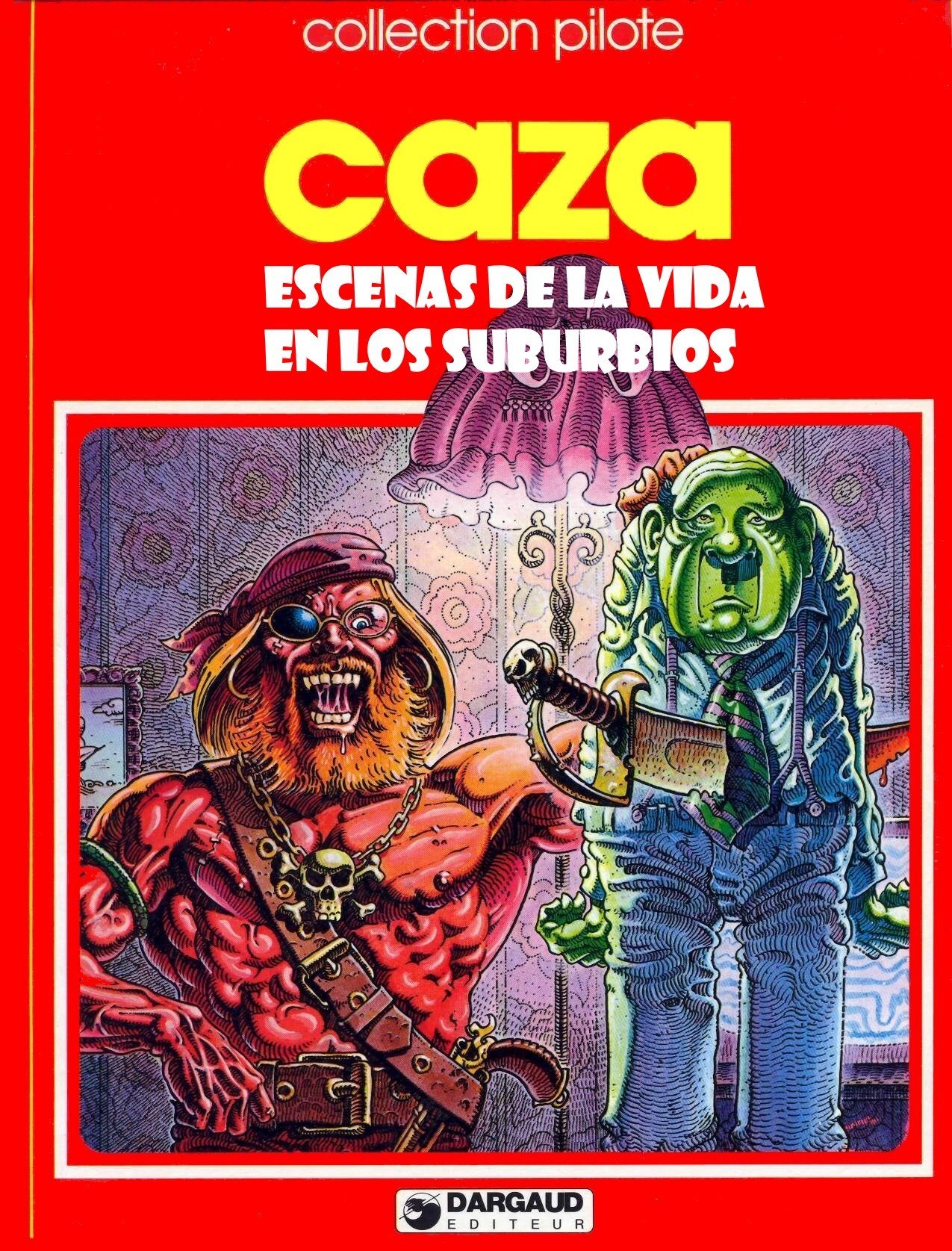 Portada ampliada de caza ESCENAS DE LA VIDA EN LOS SUBURBIOS