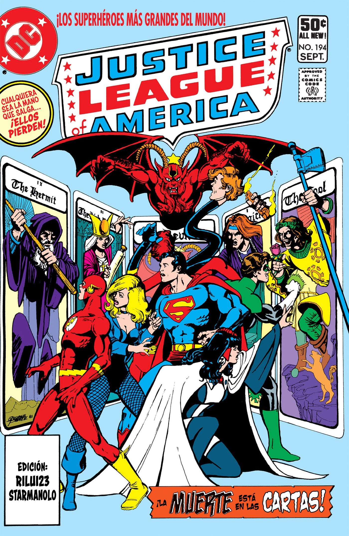 Portada ampliada de JUSTICE LEAGUE OF AMERICA