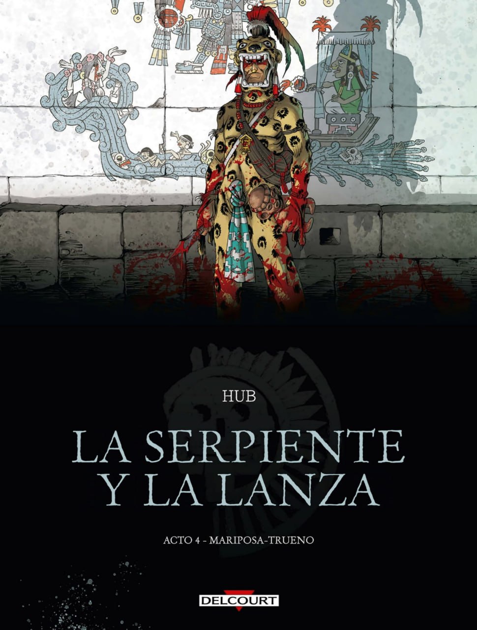 Portada ampliada de La serpiente y la lanza