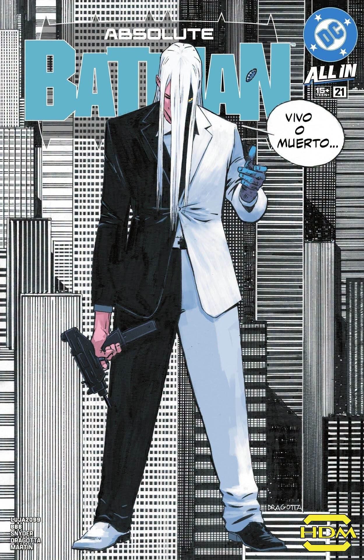 Portada ampliada de Absolute Batman
