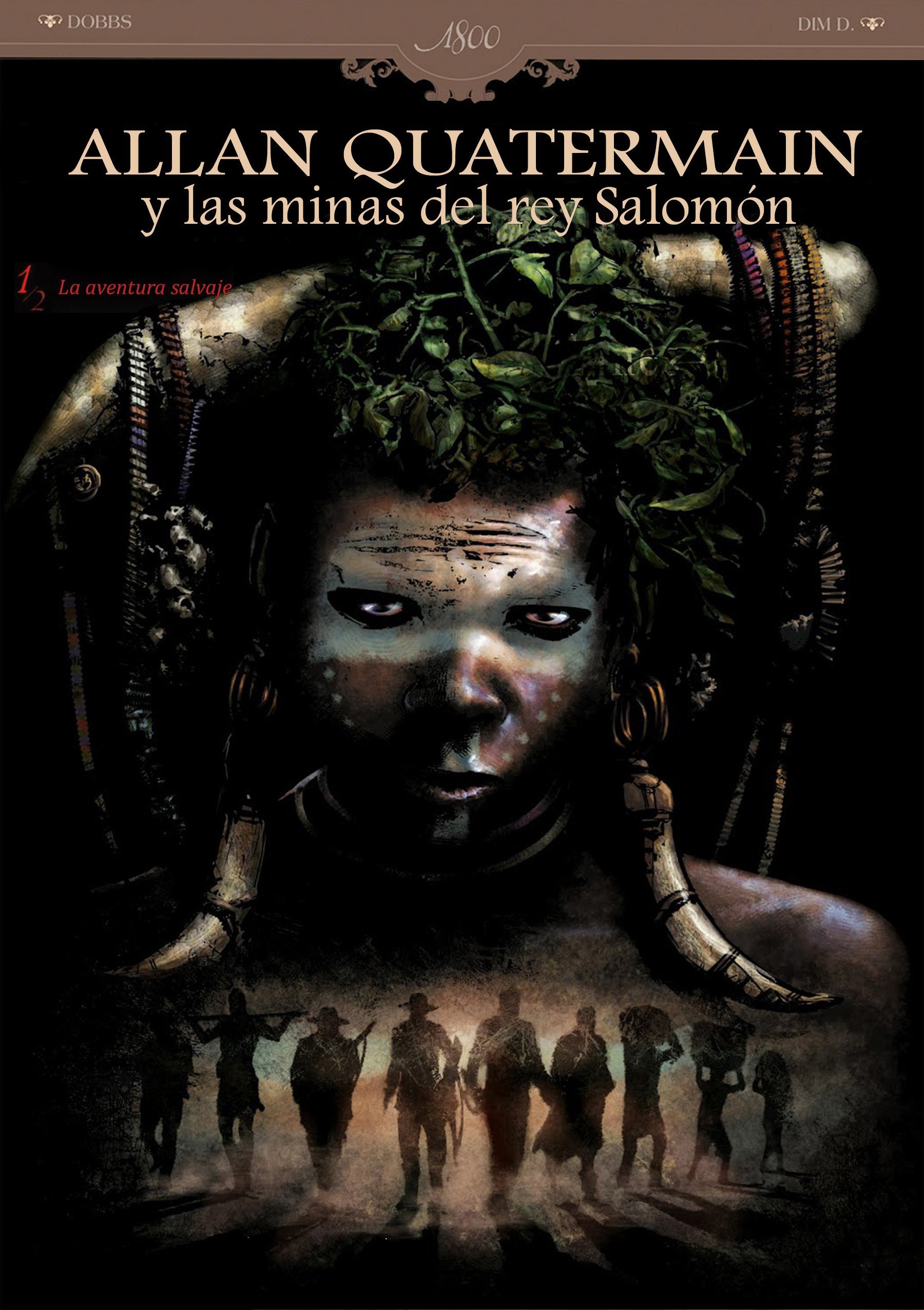 Portada ampliada de ALLAN QUATERMAIN y las minas del rey Salomón