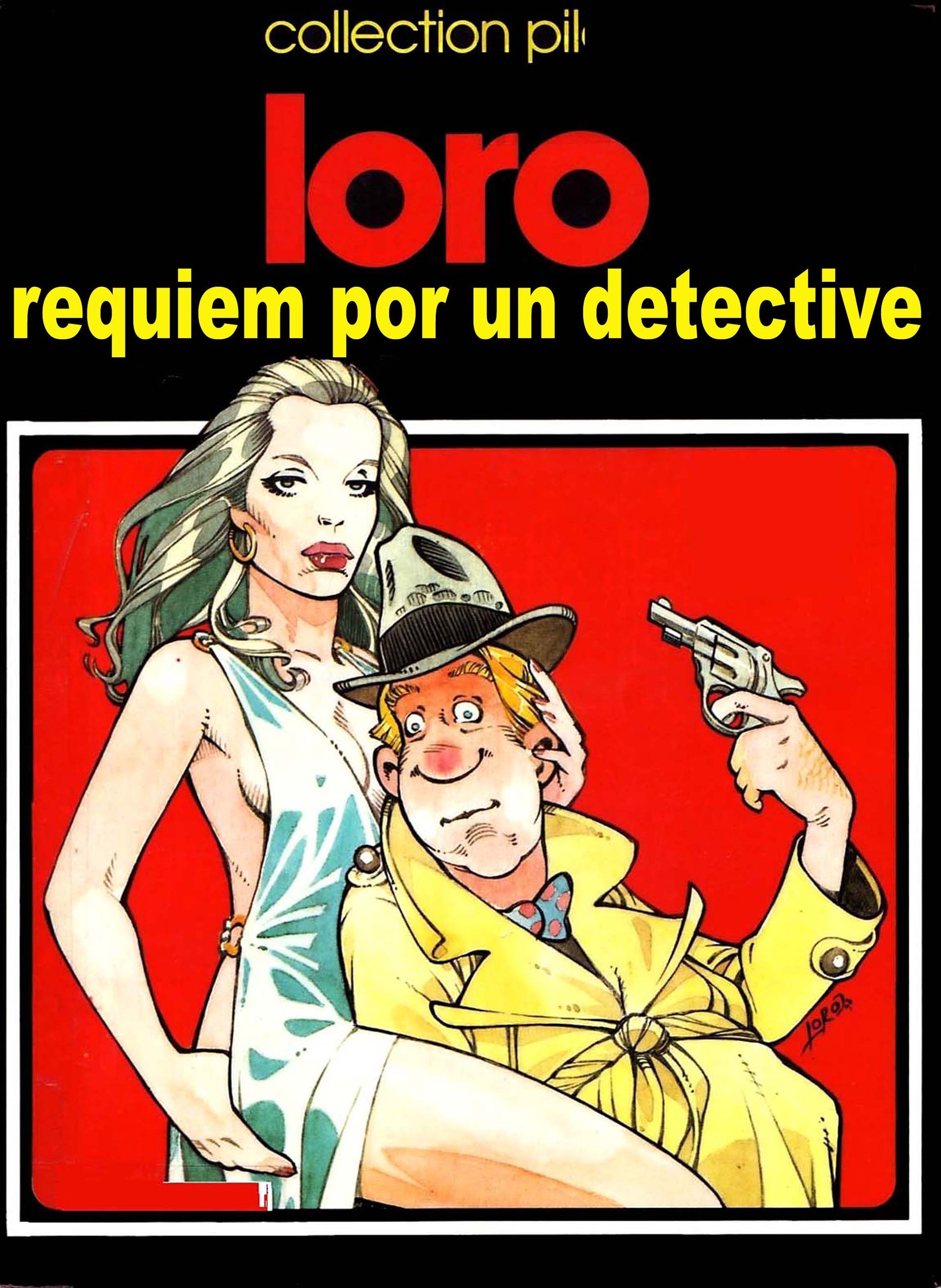 Portada ampliada de loro requiem por un detective
