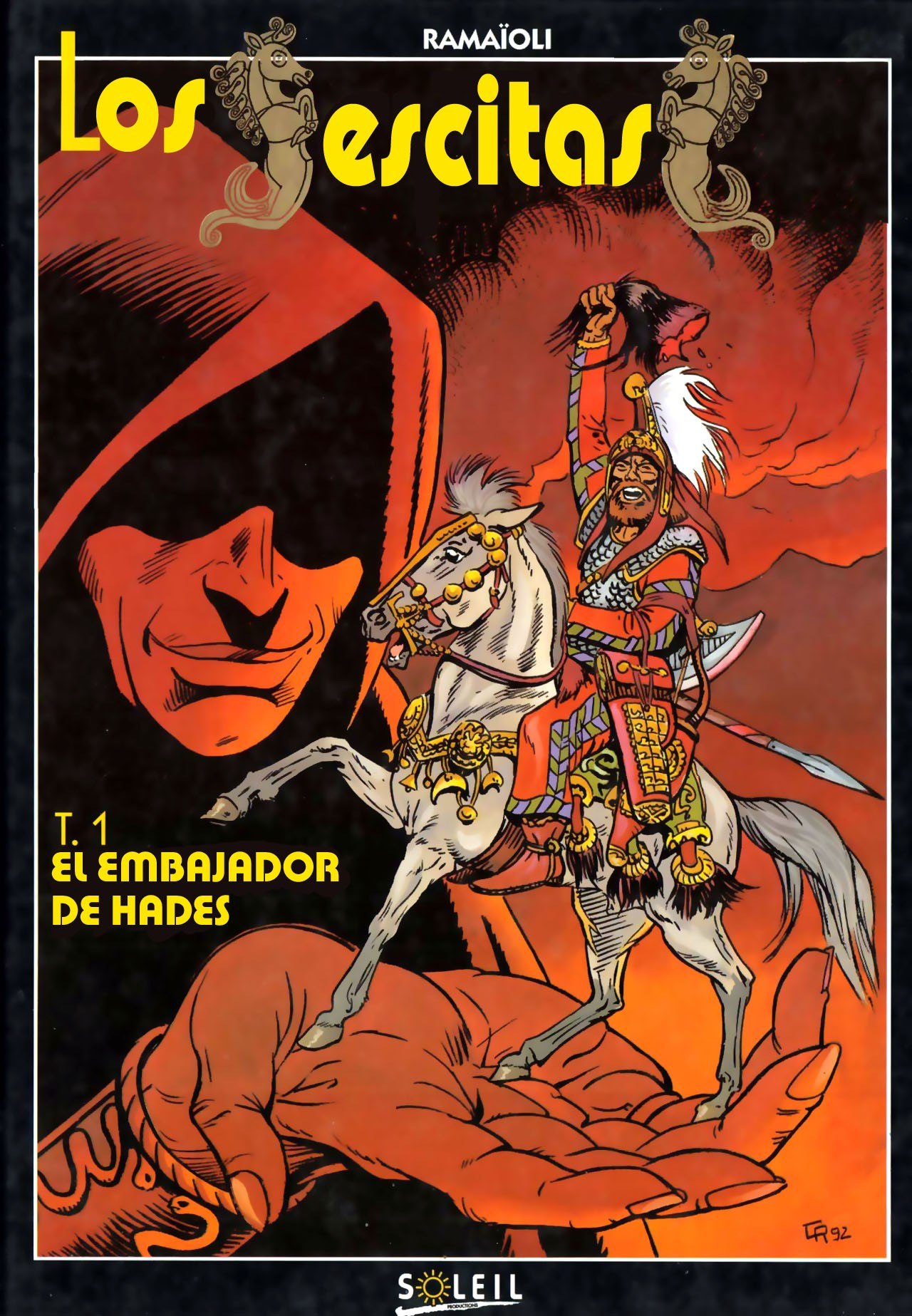 Portada ampliada de Los escitas