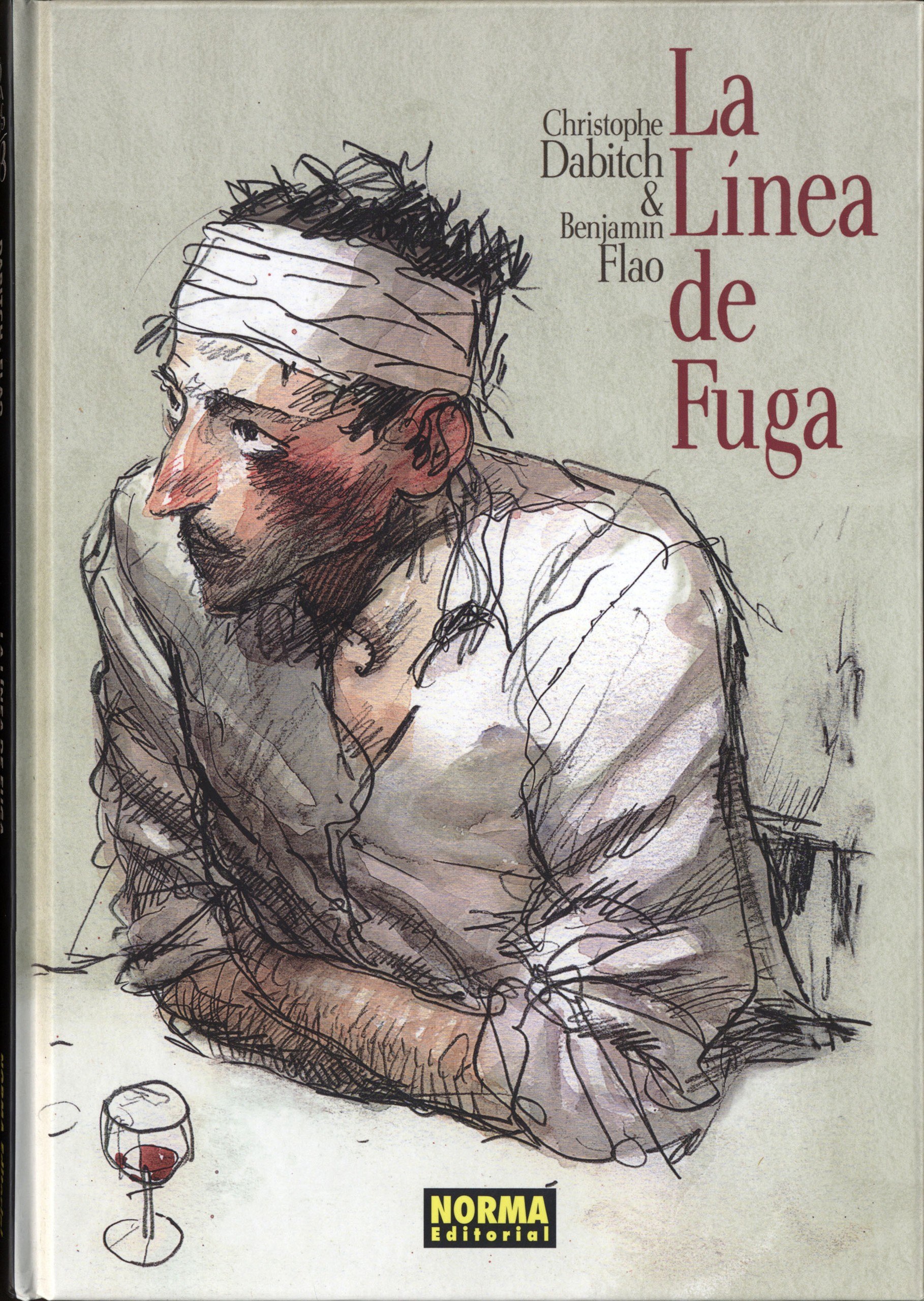 Portada ampliada de La Linea de Fuga