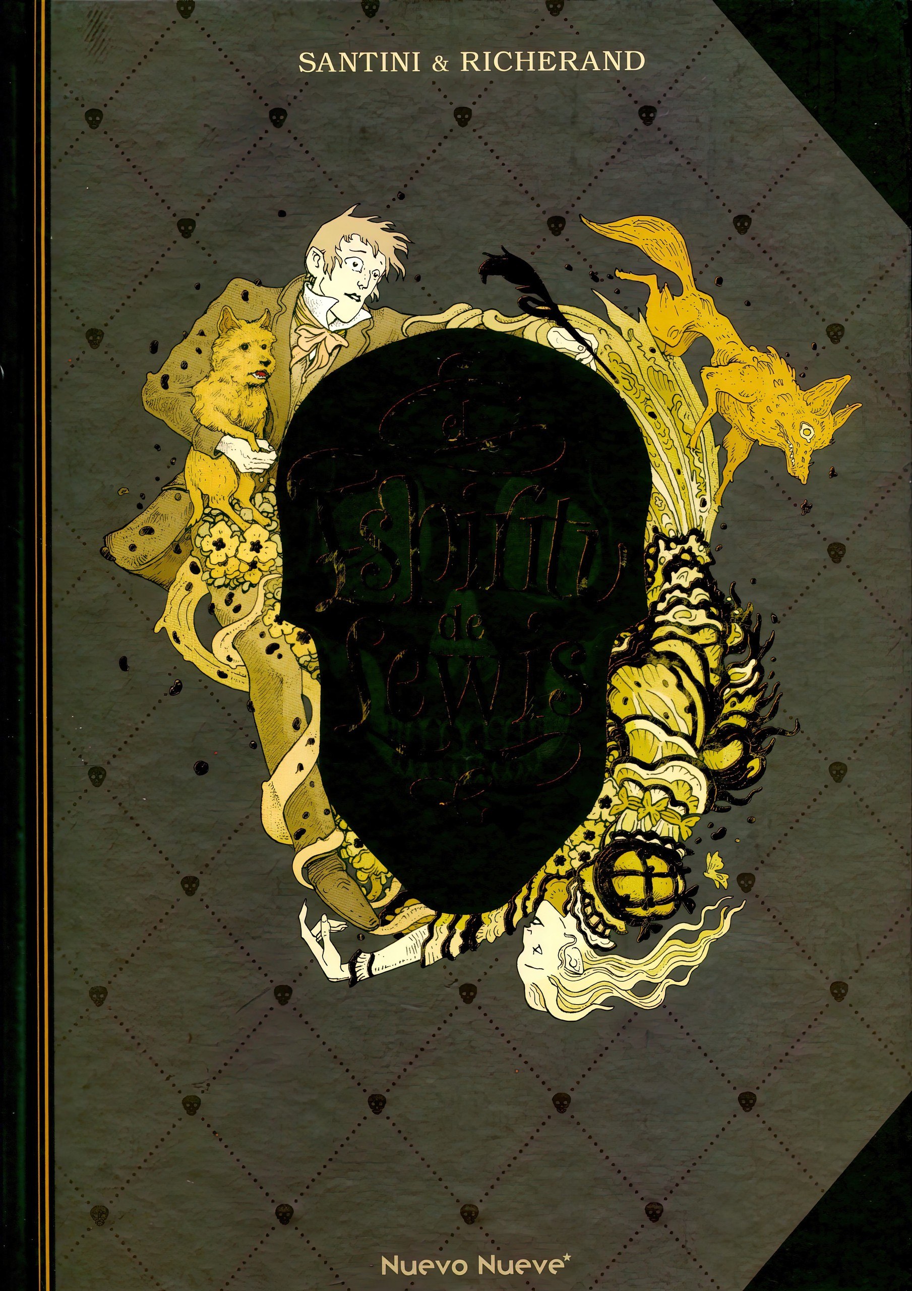 Portada ampliada de El espiritu de Lewis (Nuevo Nueve)(Sbro) IA