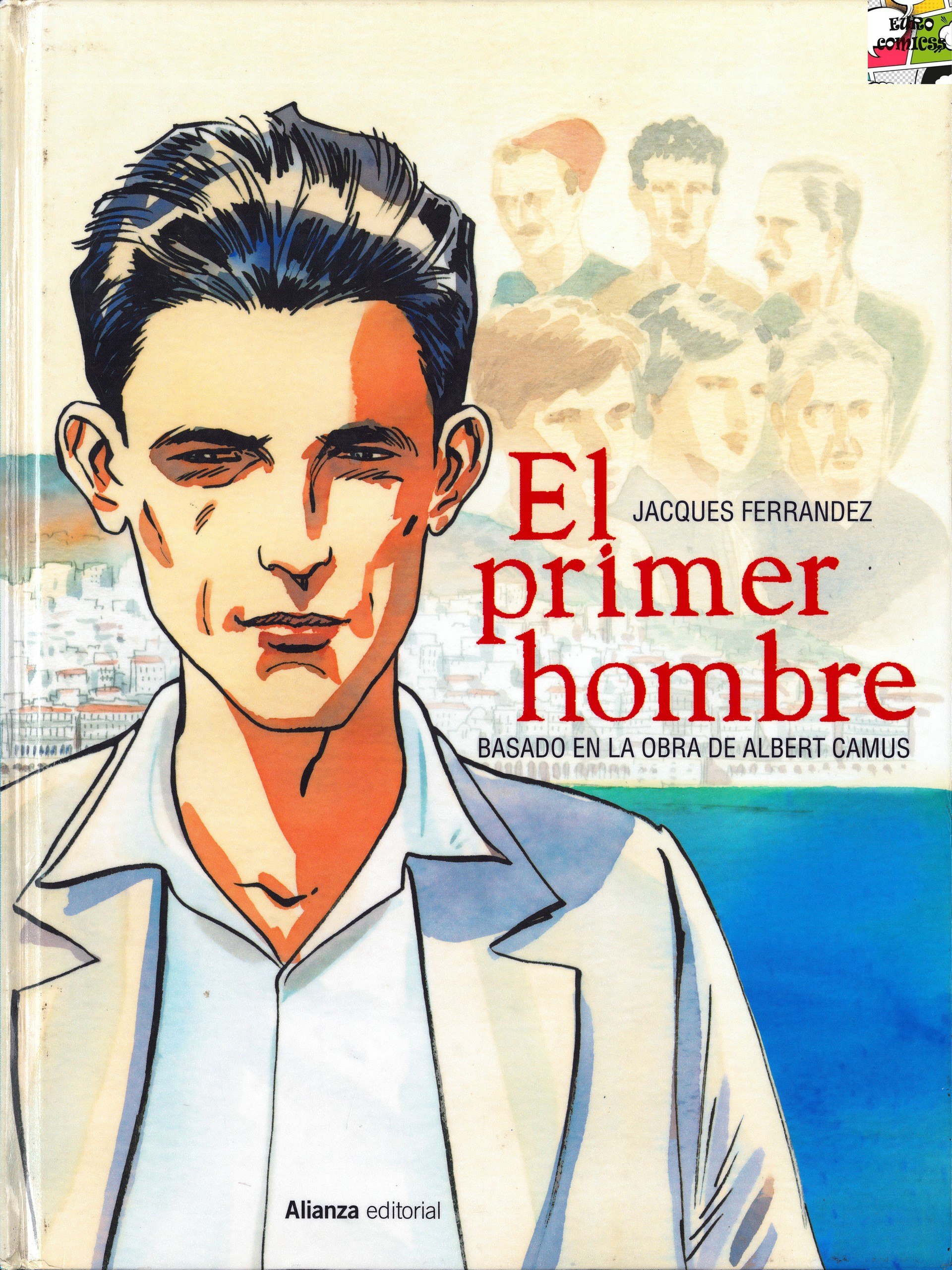 Portada ampliada de El primer hombre