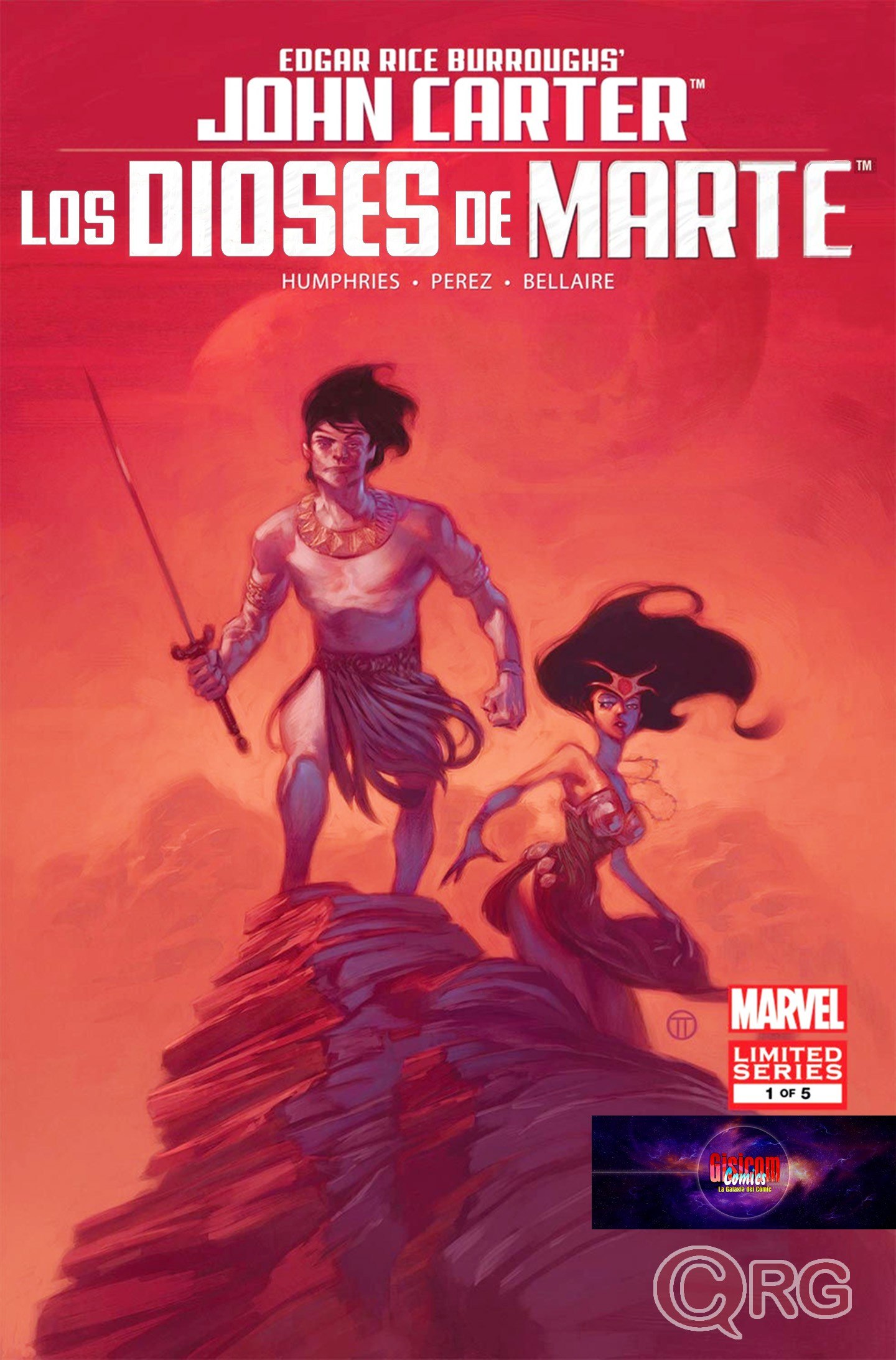 Portada ampliada de LOS DIOSES DE MARTE